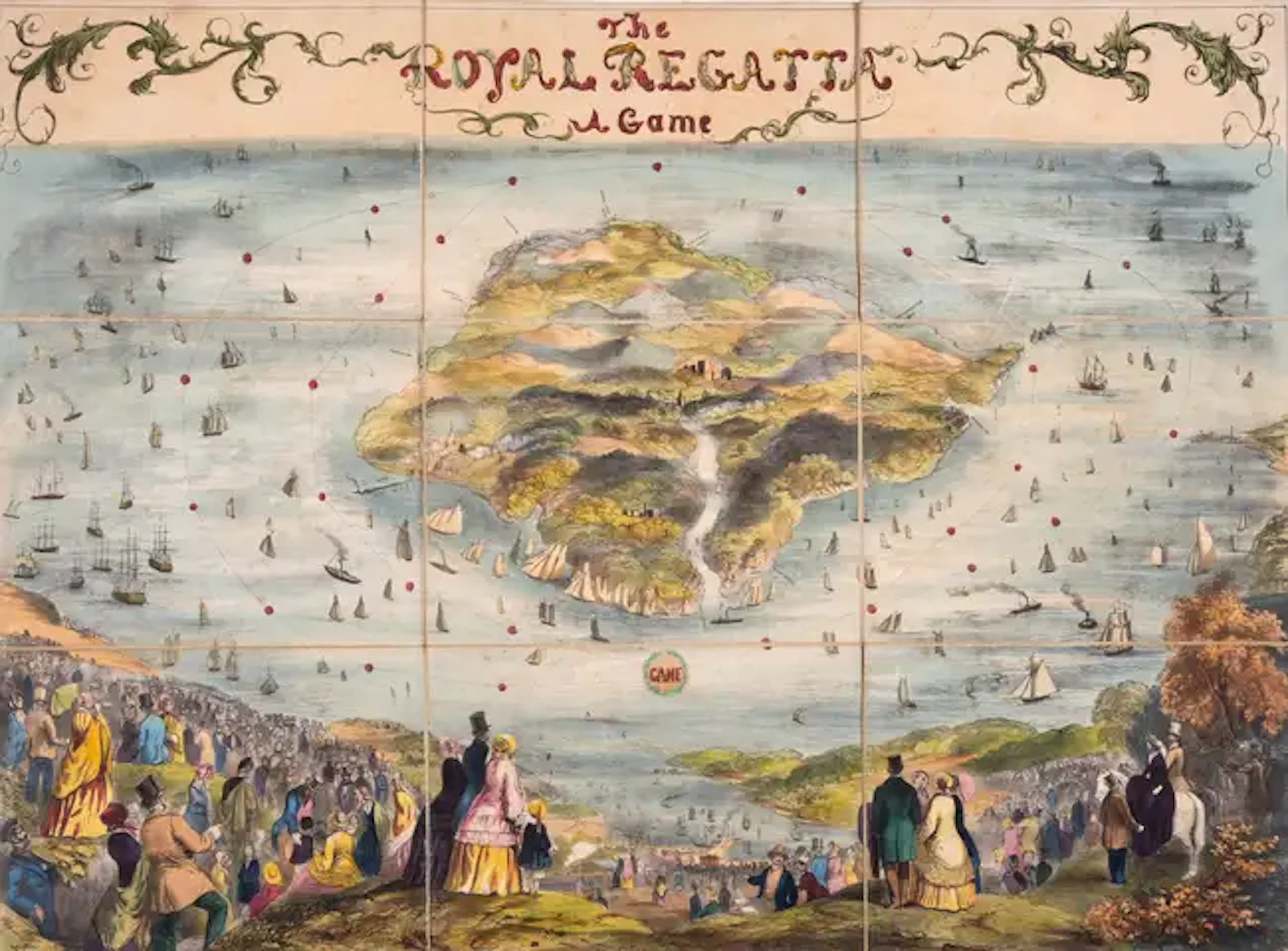 Games.- Isle of Wight.- [Ogilvy (David)] The Royal Regatta. A Game