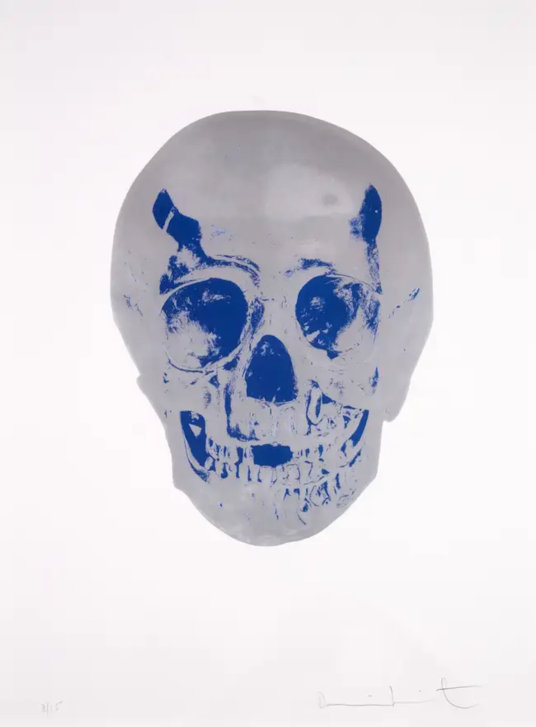 Damien Hirst (b.1965) The Dead (Silver Gloss/Westminster Blue Skull)