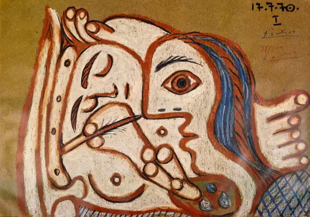 Pablo Picasso (1881-1973) after. Nu au Faubourg St. Honoré (Czwiklitzer 357)