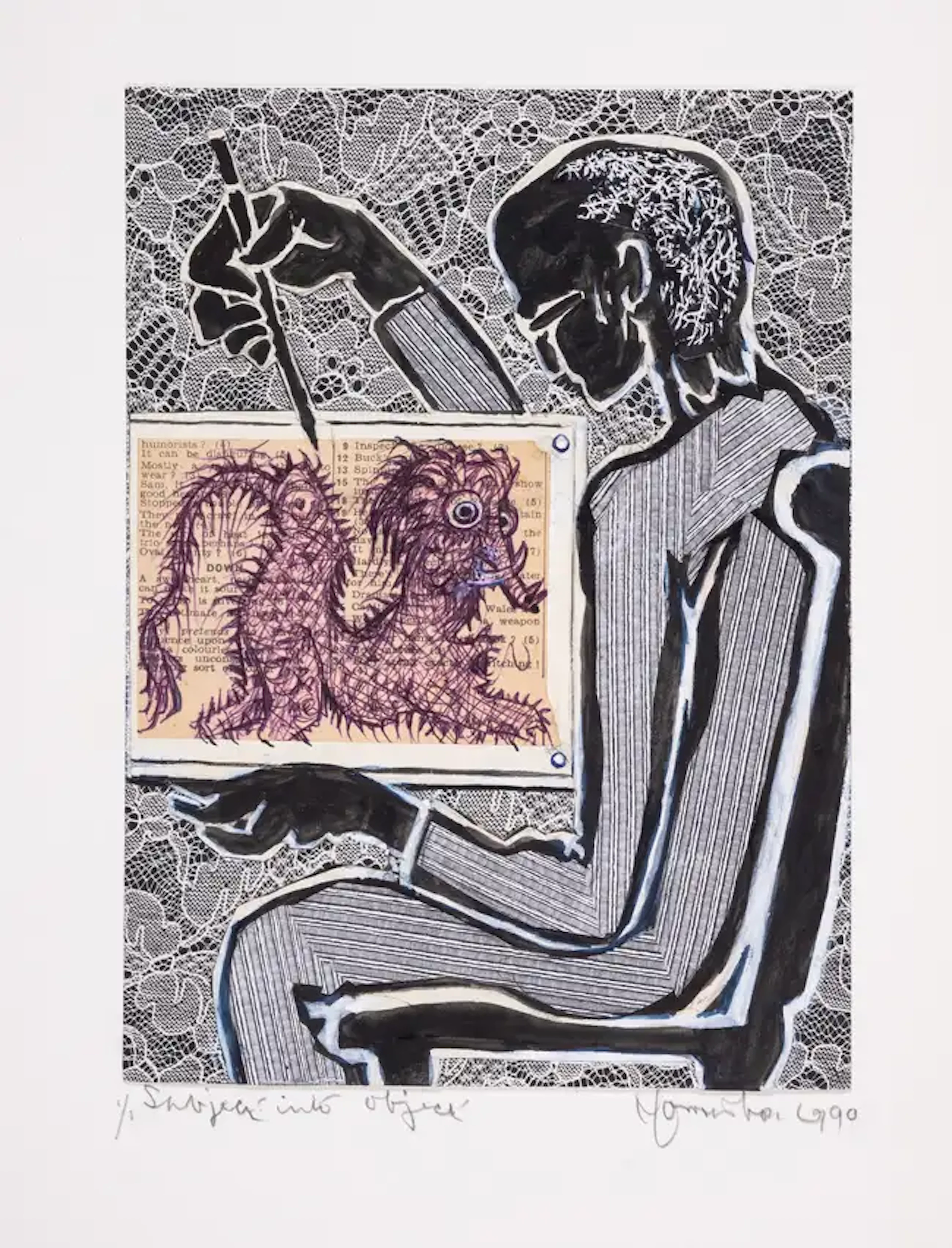 Gogmagog Press.- Cox (Morris) Subject into Object, original collage