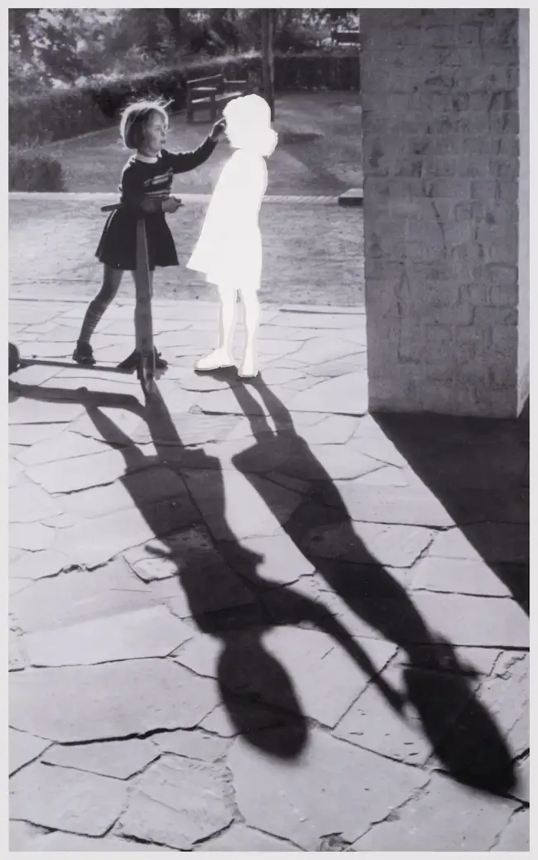 Hans-Peter Feldmann Two Girls with Shadow (2)