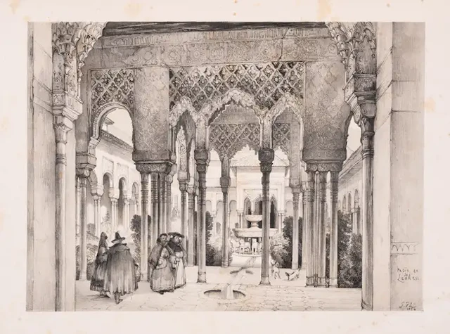 Spain.- Lewis (John Frederick) Sketches and Drawings of the Alhambra