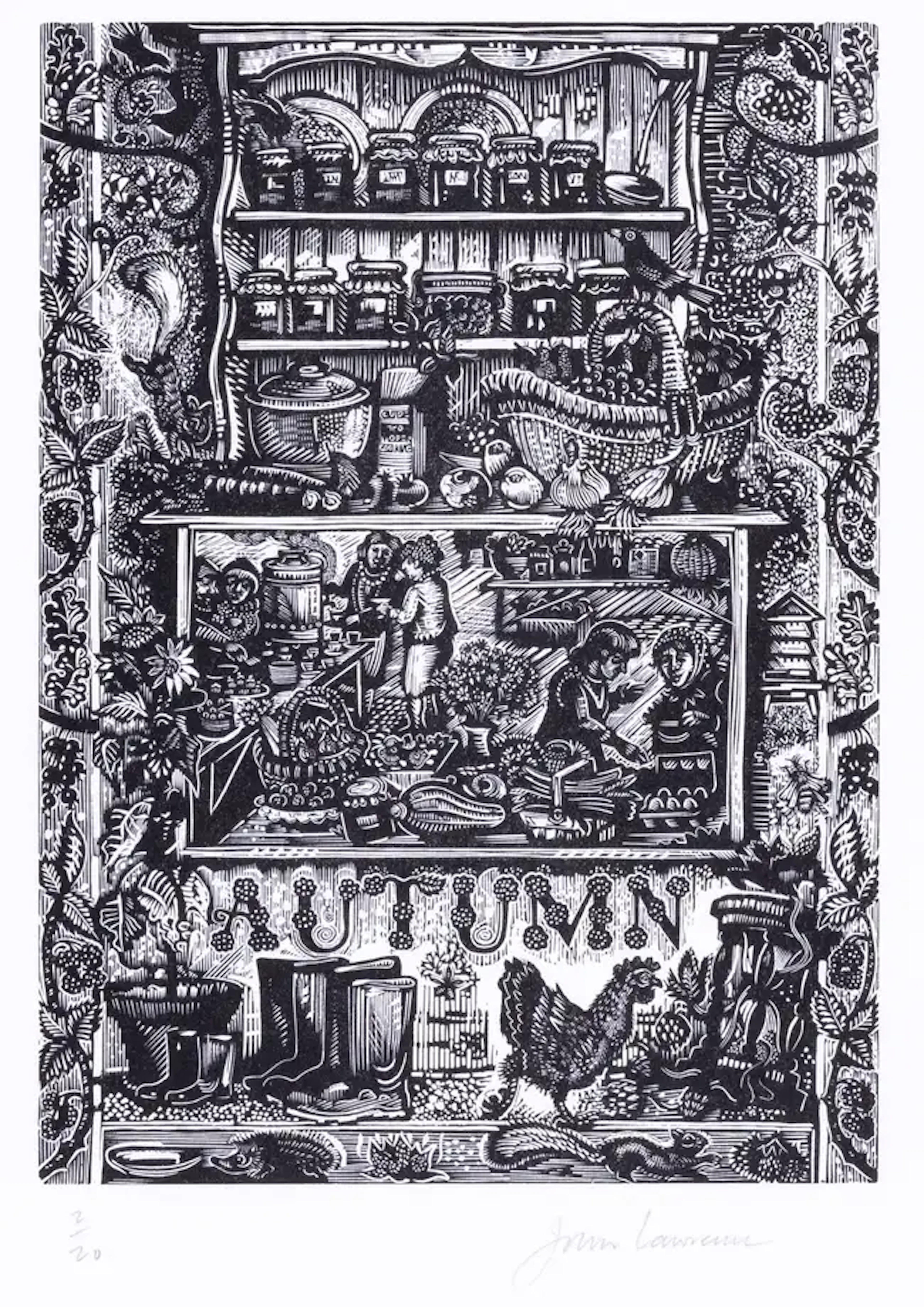 Camberwell Press.- Lawrence (John) A Selection of Wood Engravings