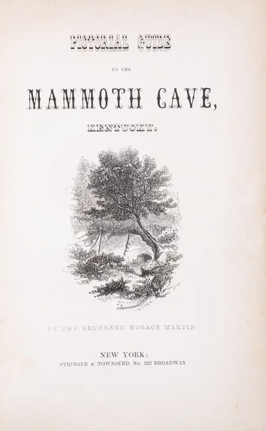 Martin (Rev. Horace) Pictorial Guide to the Mammoth Cave, Kentucky