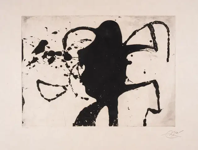 Joan Miró (1893-1983) Ocells de Montroig II (Dupin 1217)