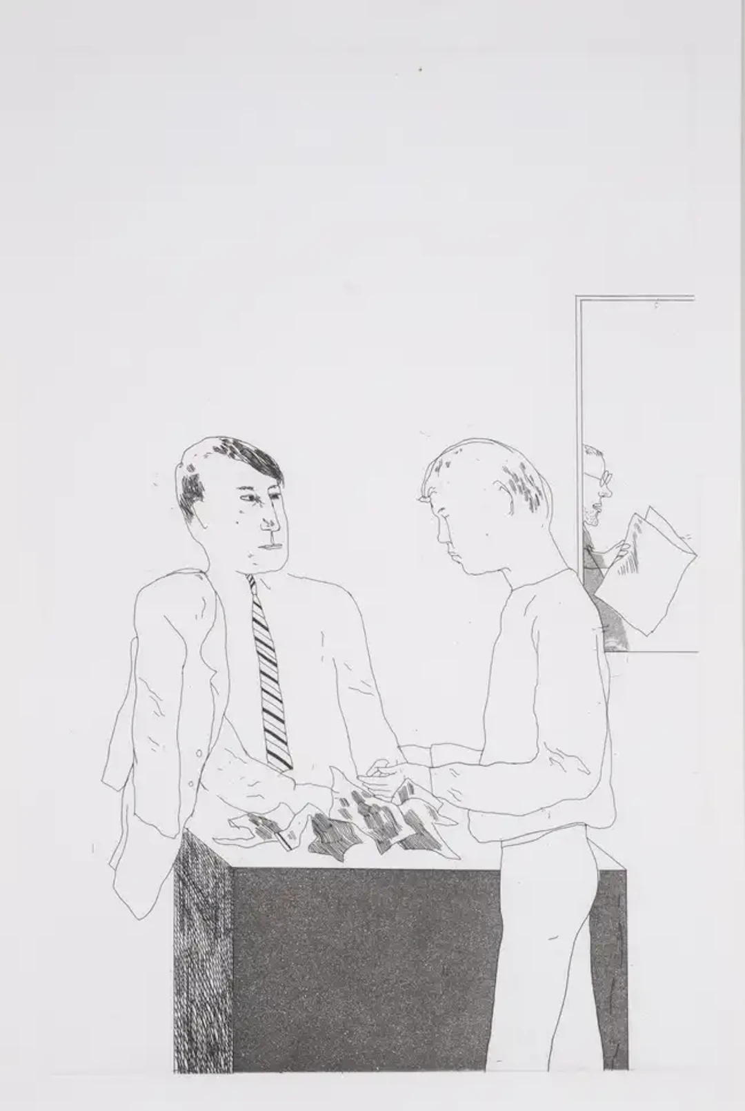 David Hockney (1937-2026) He Enquired After the Quality, from Illustrations