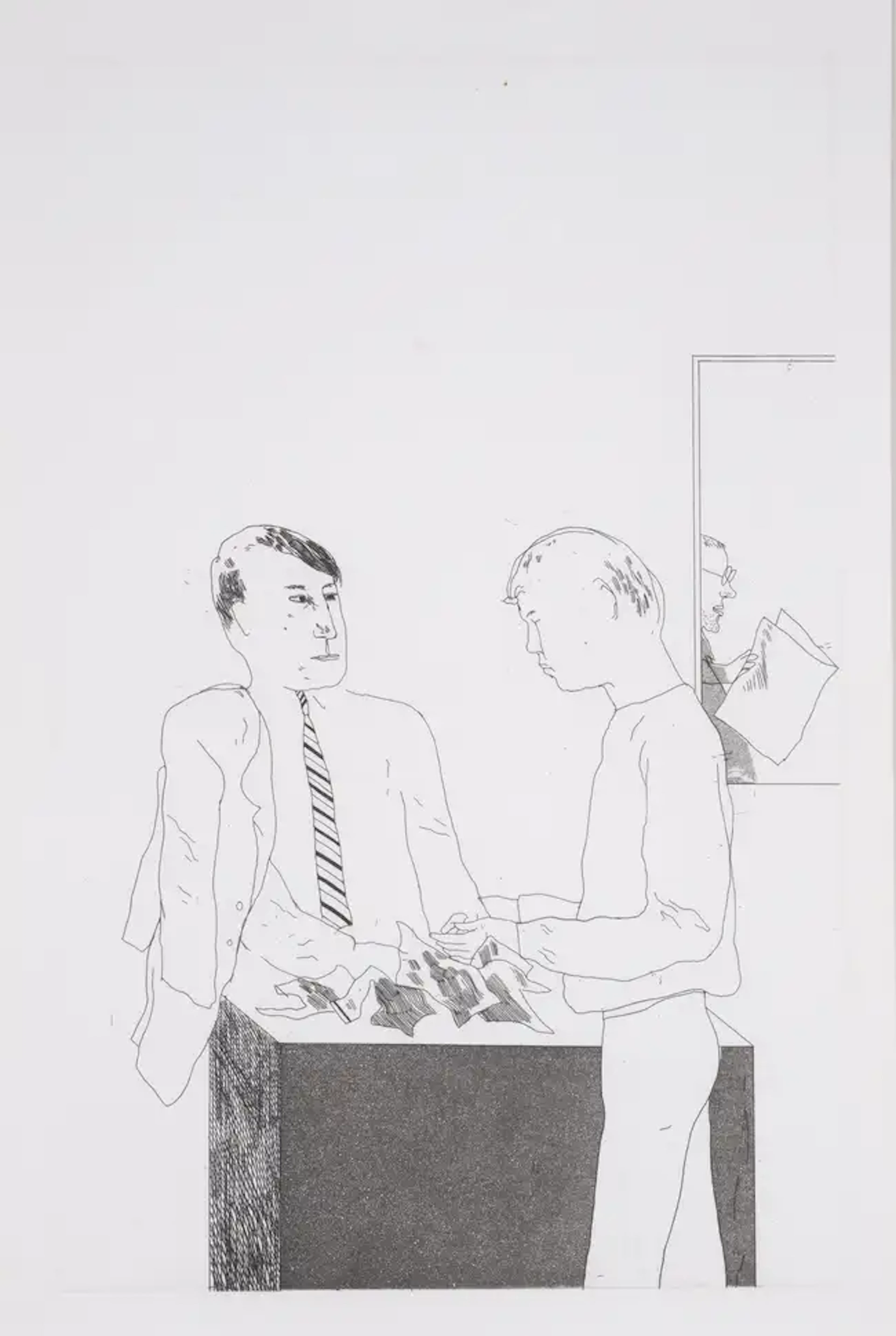 David Hockney (1937-2026) He Enquired After the Quality, from Illustrations