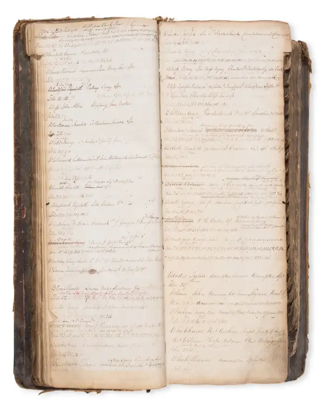 Letter Register, numerous pp., original diced calf, [c. 1820s-30s].