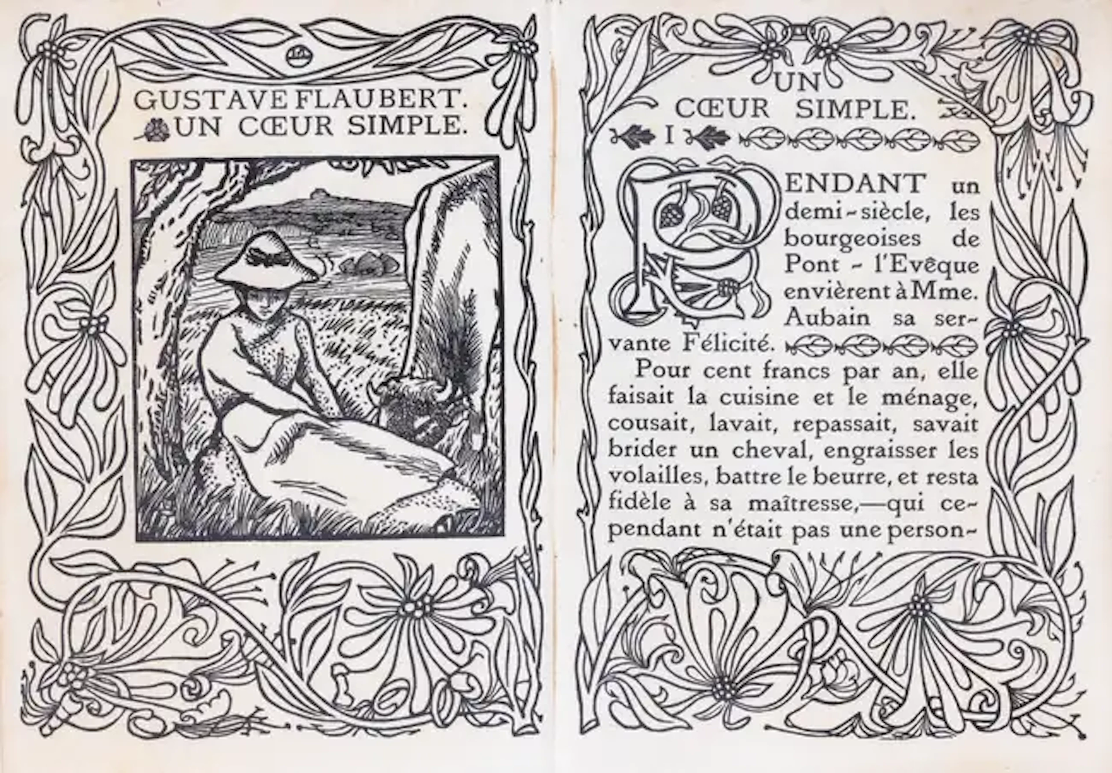 Eragny Press.- Flaubert (Gustave) Un Coeur Simple, one of 226 copies
