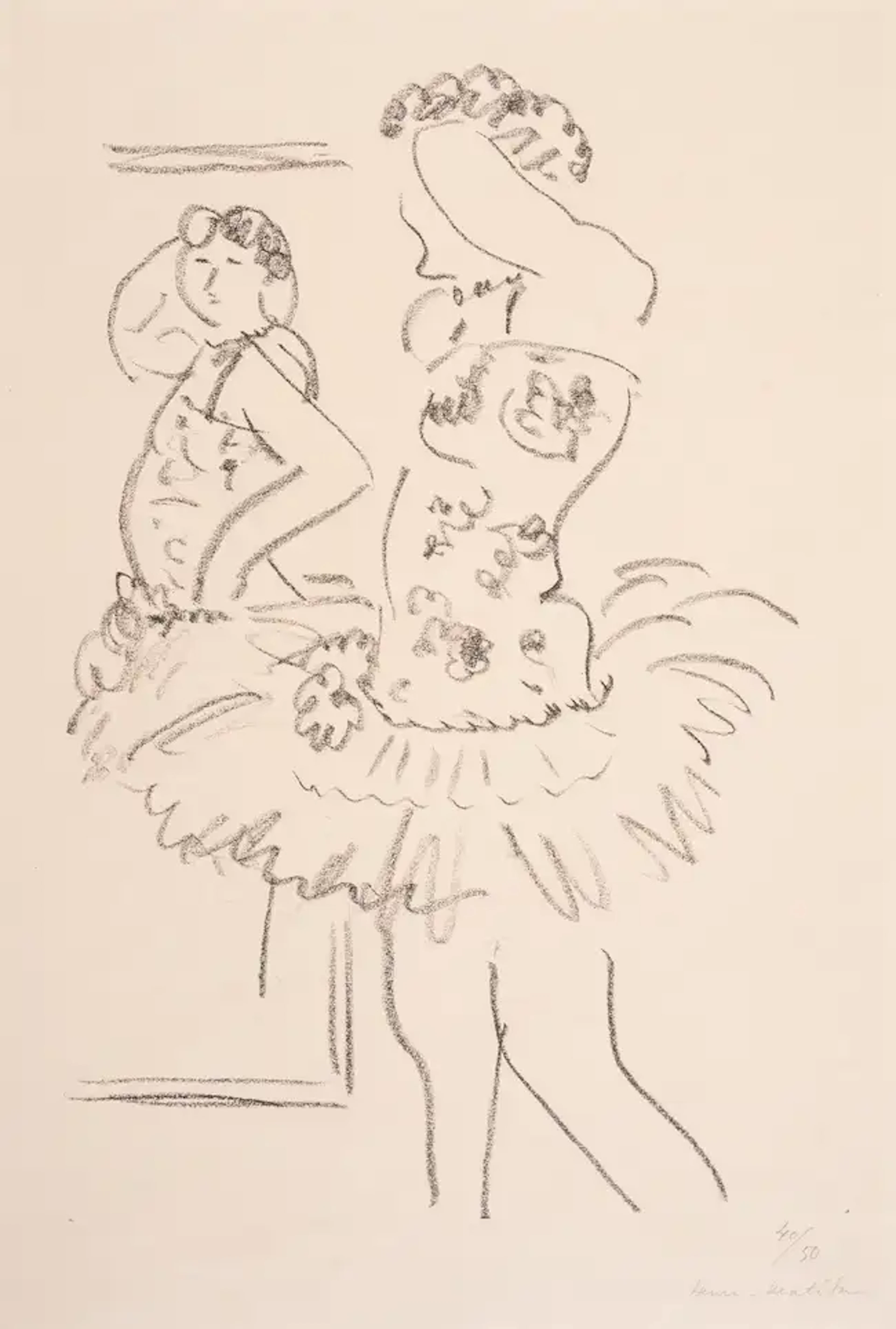 Henri Matisse (1869-1954) Danseuse au Miroir (Duthuit 492)