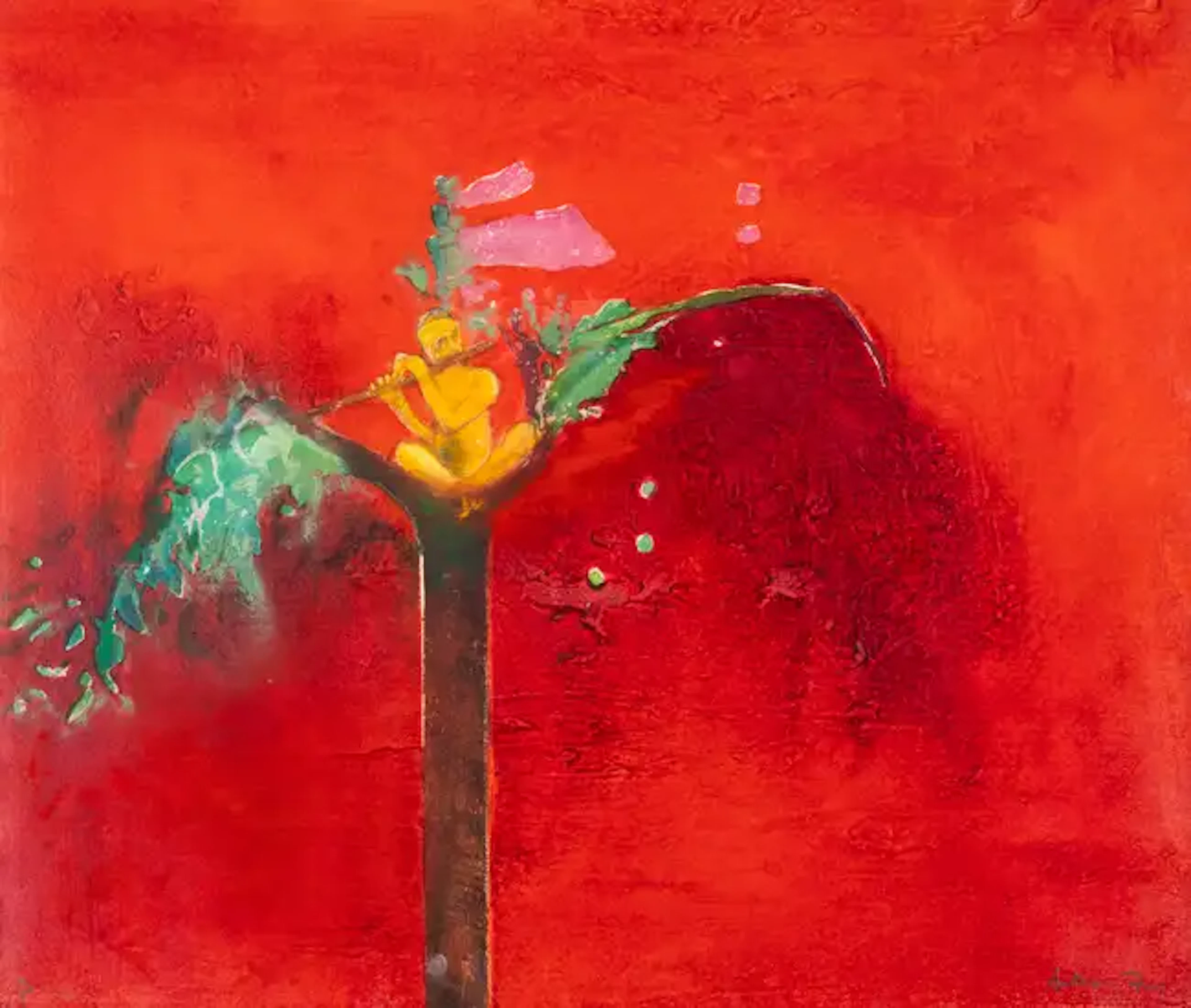 Anthony Fry (1927-2016) Krishna in the Tree