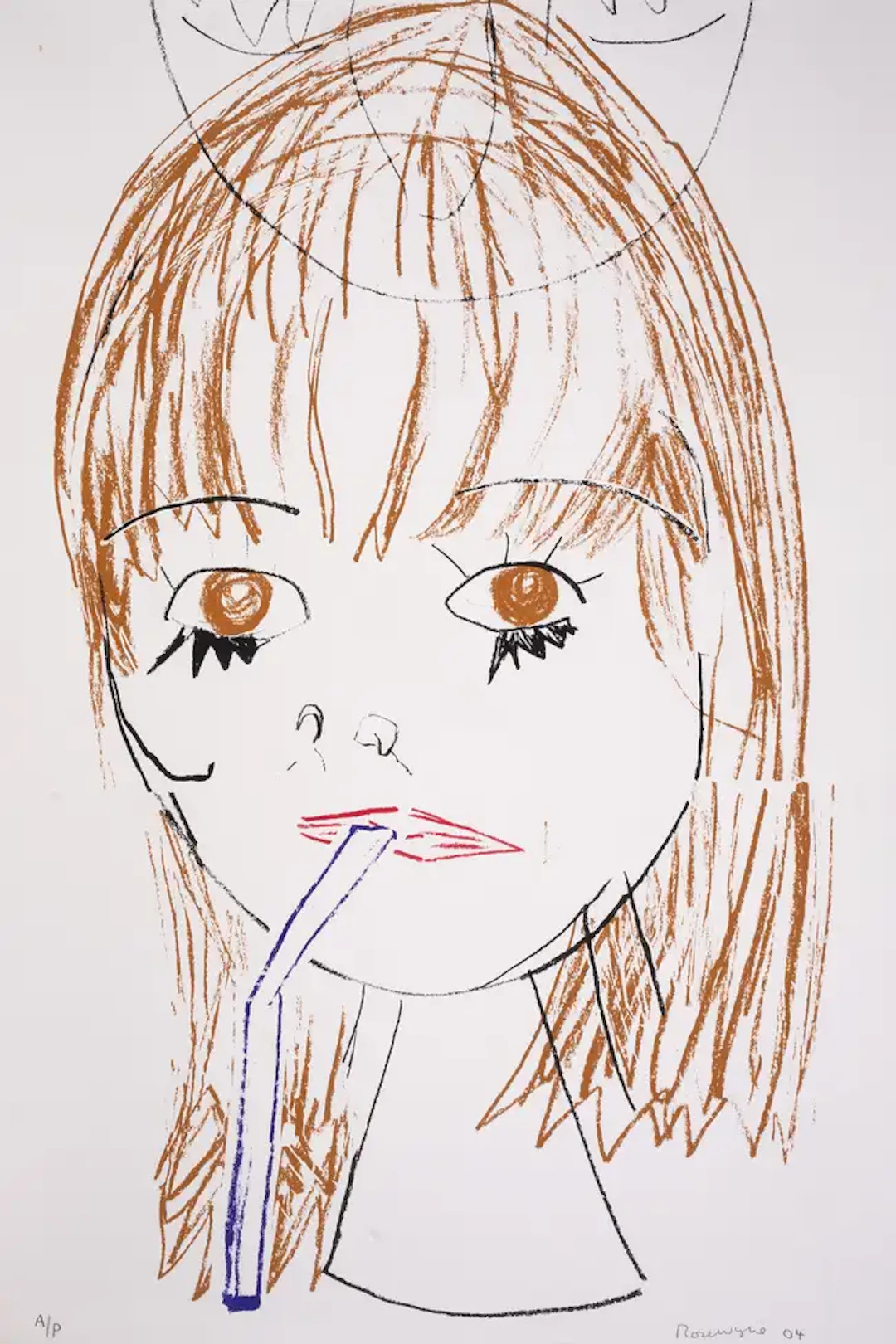Rose Wylie (b.1934) Pop Witch