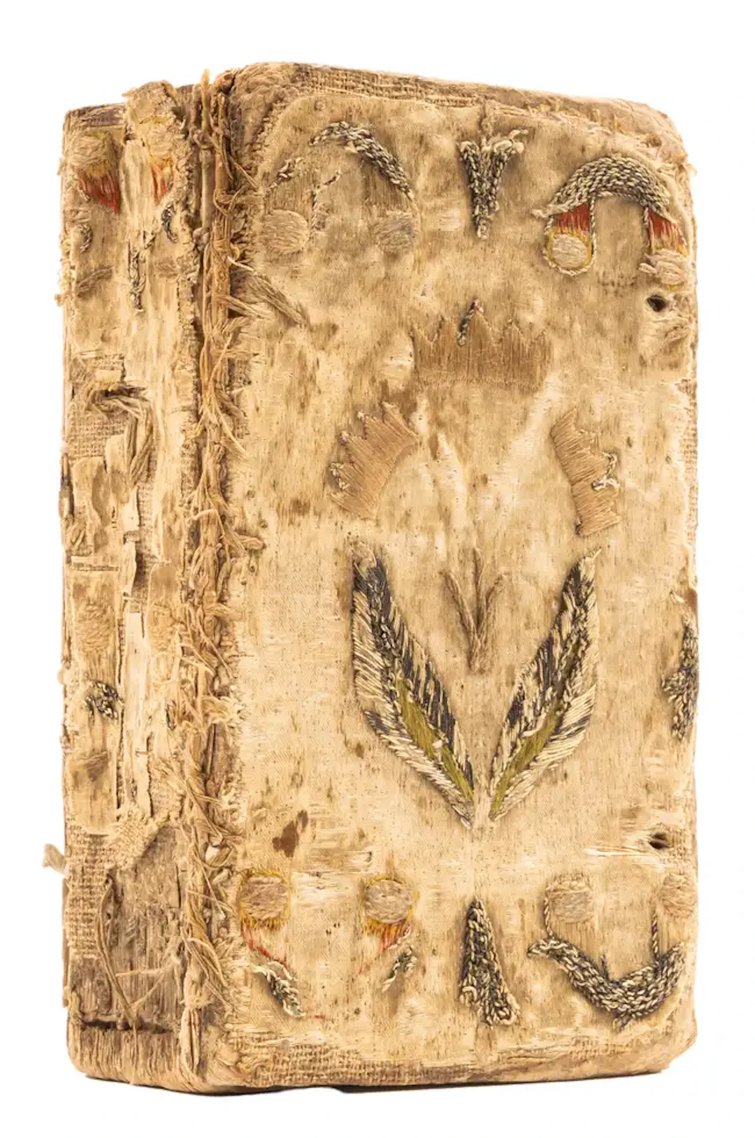 Embroidered Binding.- Bible, English. [Holy Bible (The)], 1638 bound