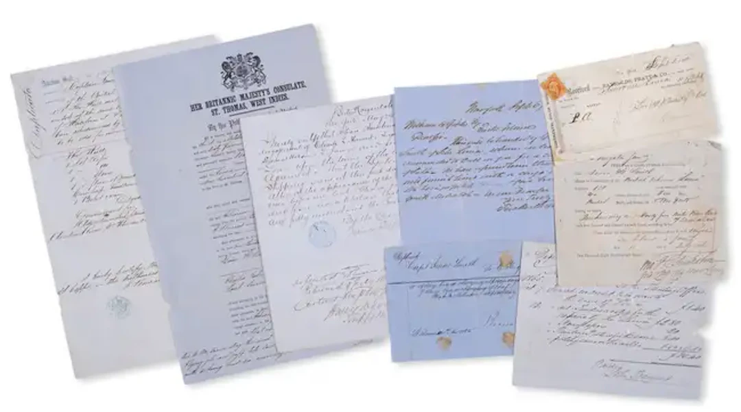 West Indies.- Collection of manuscripts, merchants' receipts, broadsides