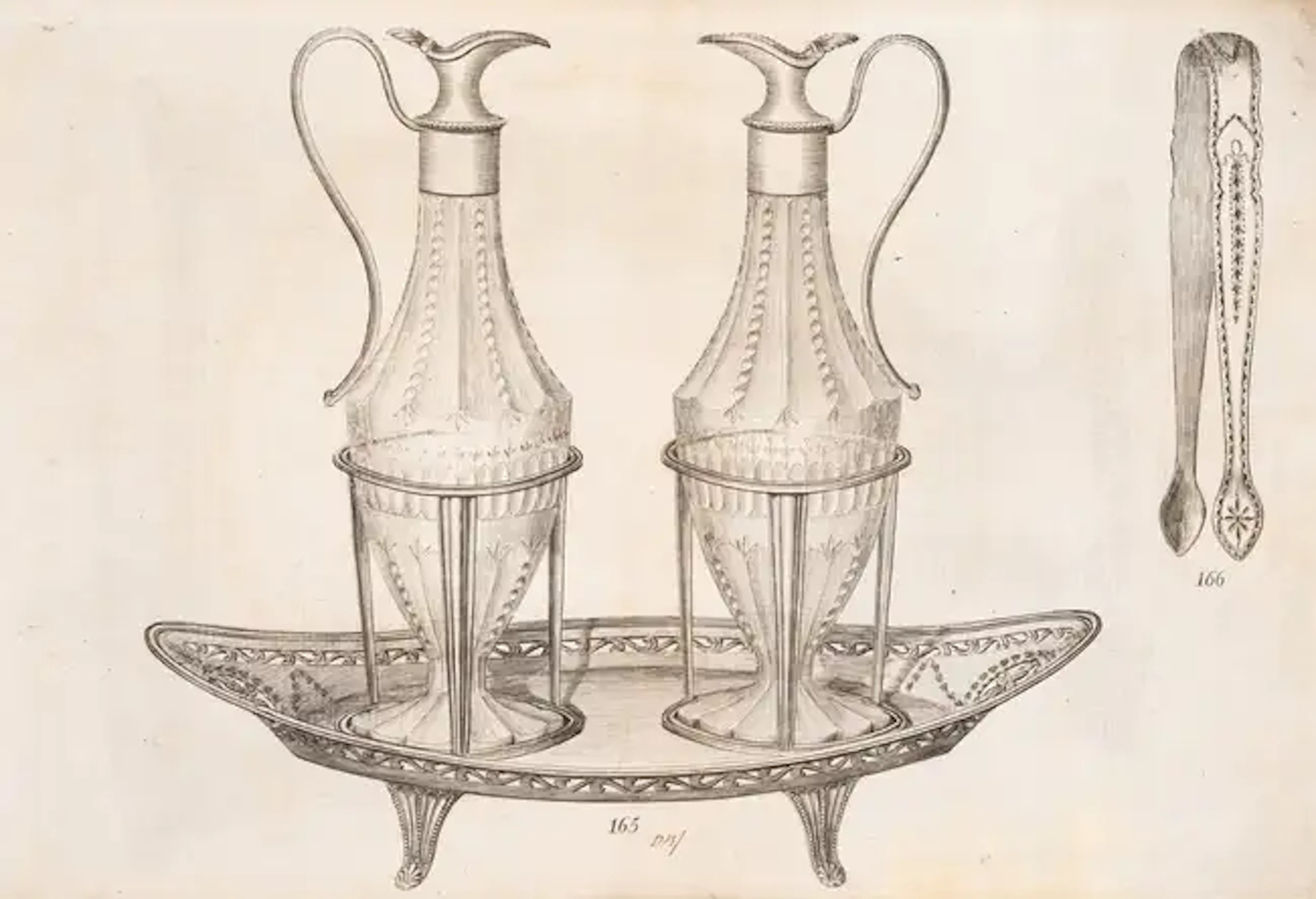 Silver.- Georgian illustrated trade catalogue.- [A Pattern book, with