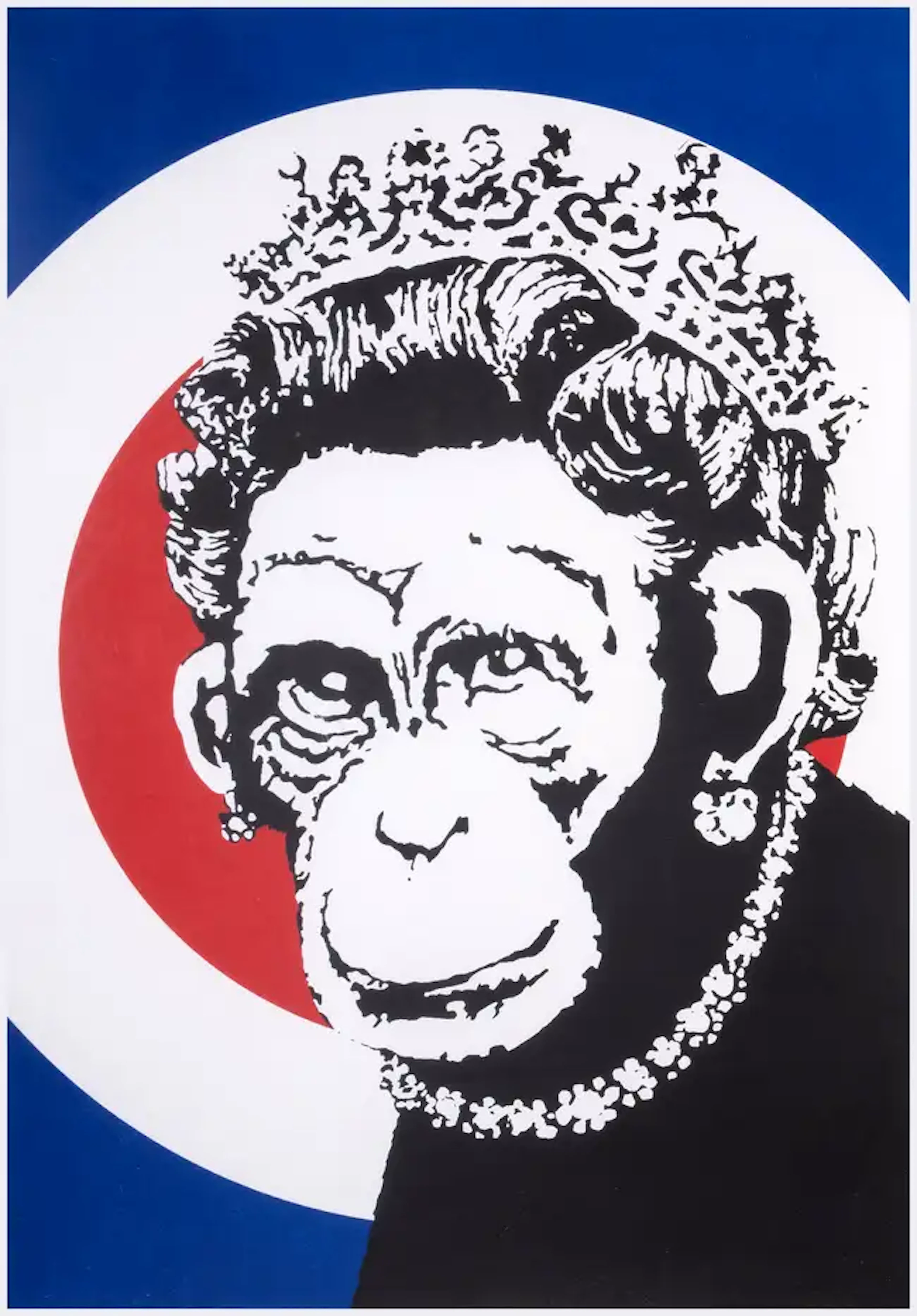 Banksy (b.1974) Monkey Queen
