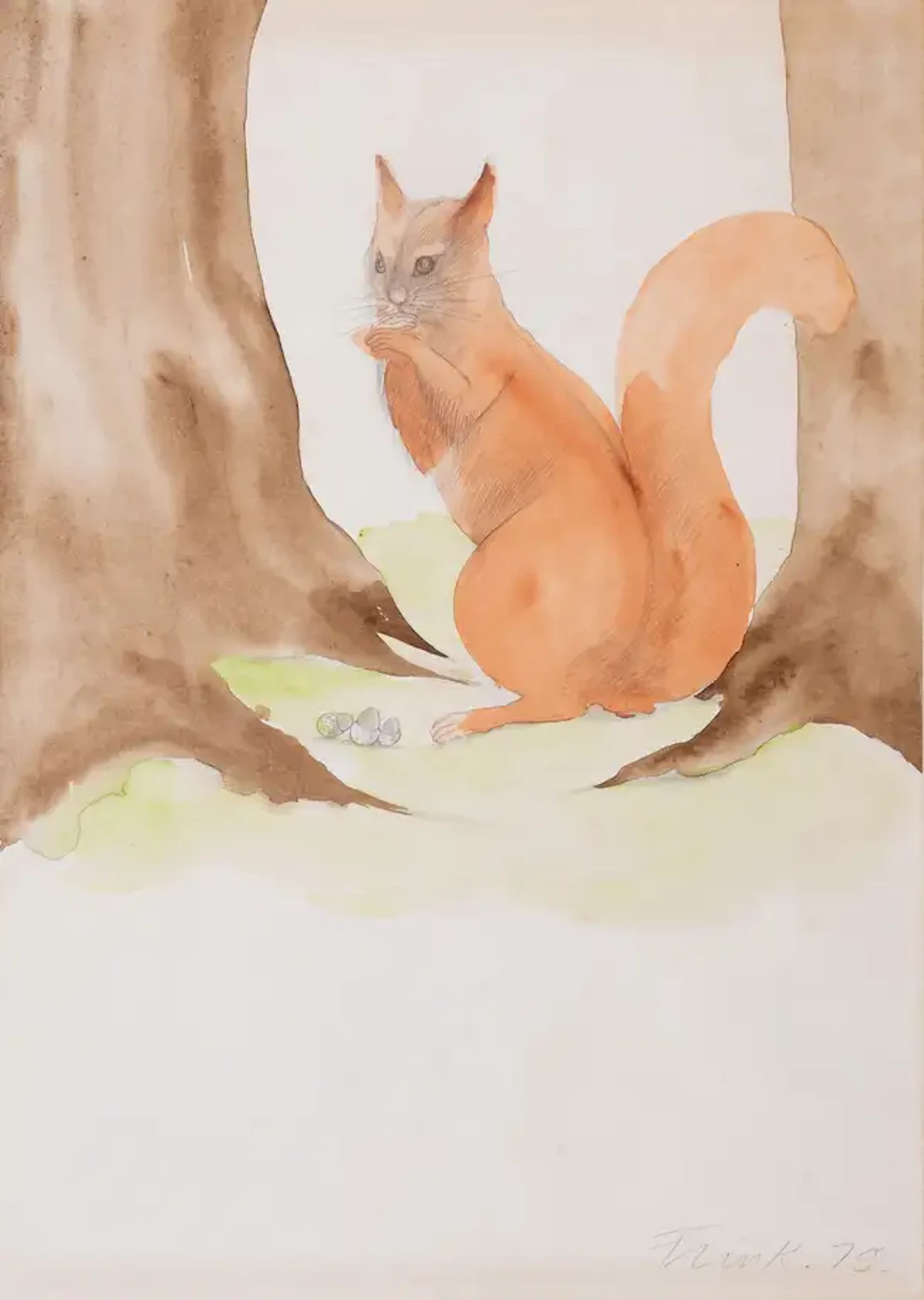 Elisabeth Frink (1930-1993) Red Squirrel