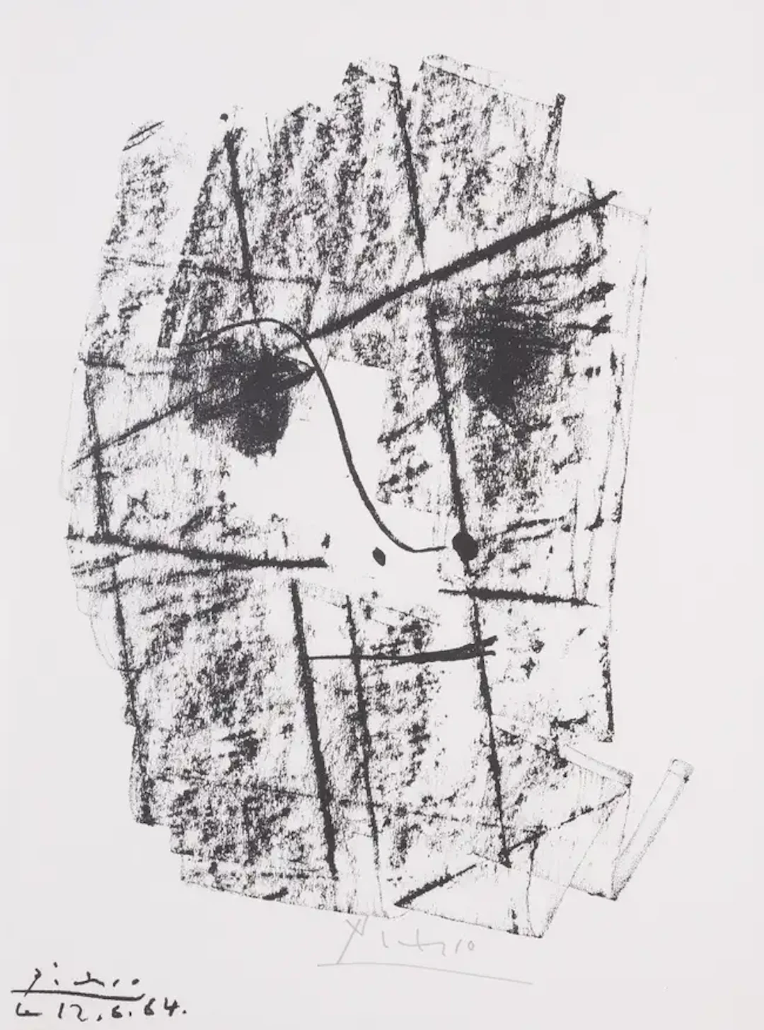 Pablo Picasso (1881-1973) Le Visage, from Pour Daniel-Henri Kahnweiler