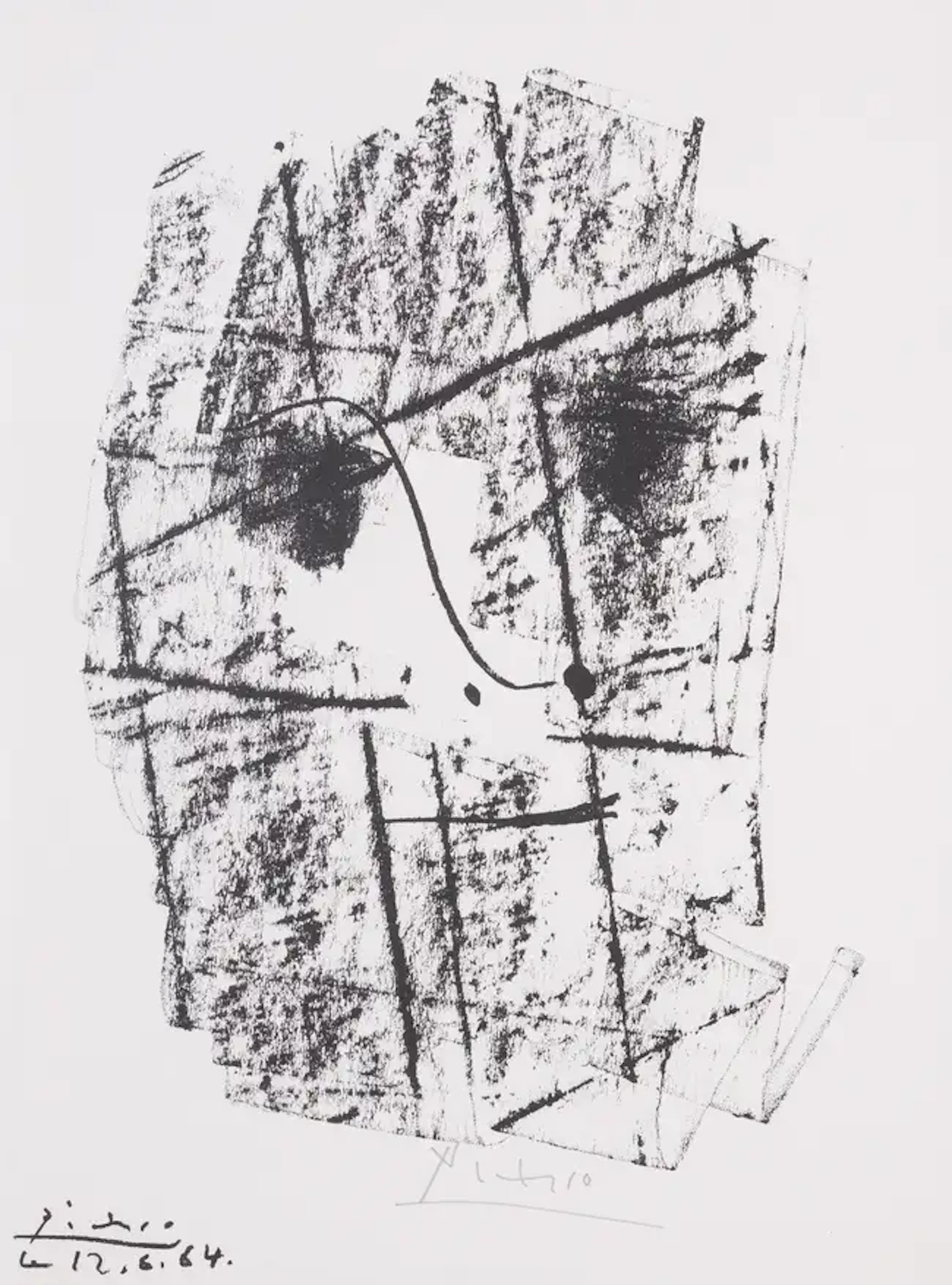 Pablo Picasso (1881-1973) Le Visage, from Pour Daniel-Henri Kahnweiler