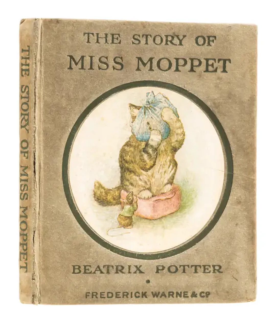 Potter (Beatrix) The Story of Miss Moppet, first edition in book form, [1916].