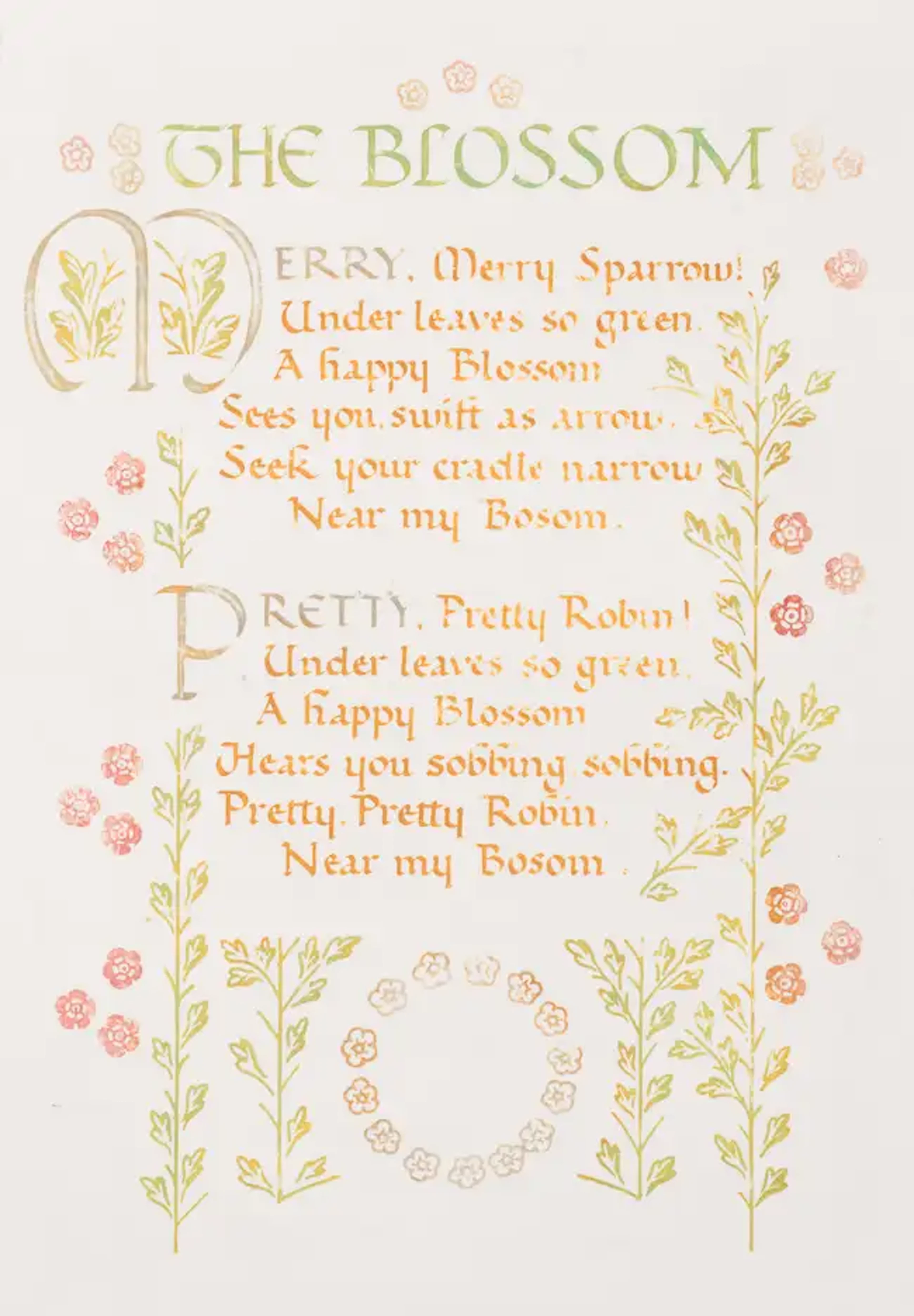 Pear Tree Press.- Blake (William) Songs of Innocence, number 13 of