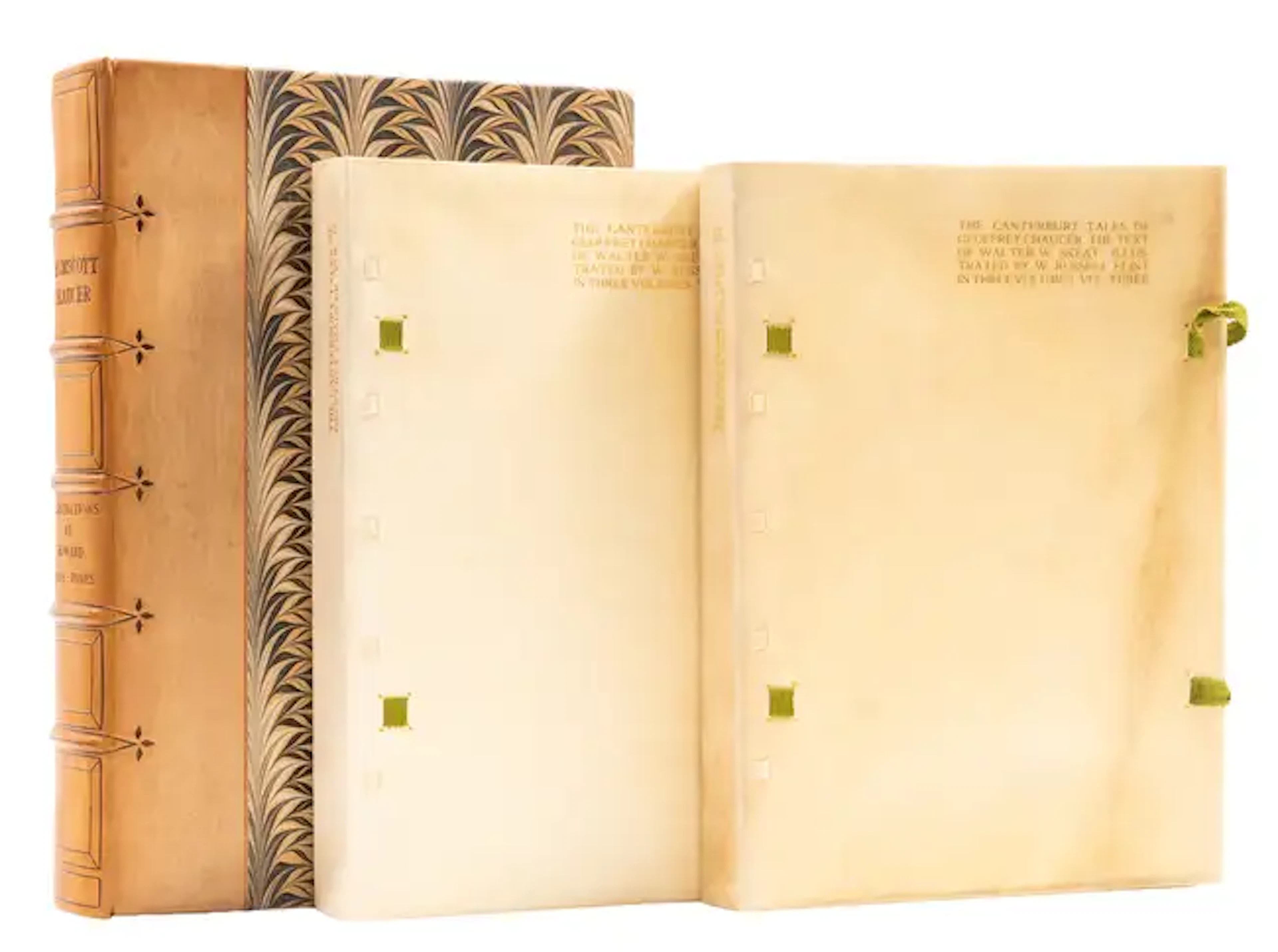 Chaucer (Geoffrey) The Canterbury Tales, vol.2 & 3 only of (3), one