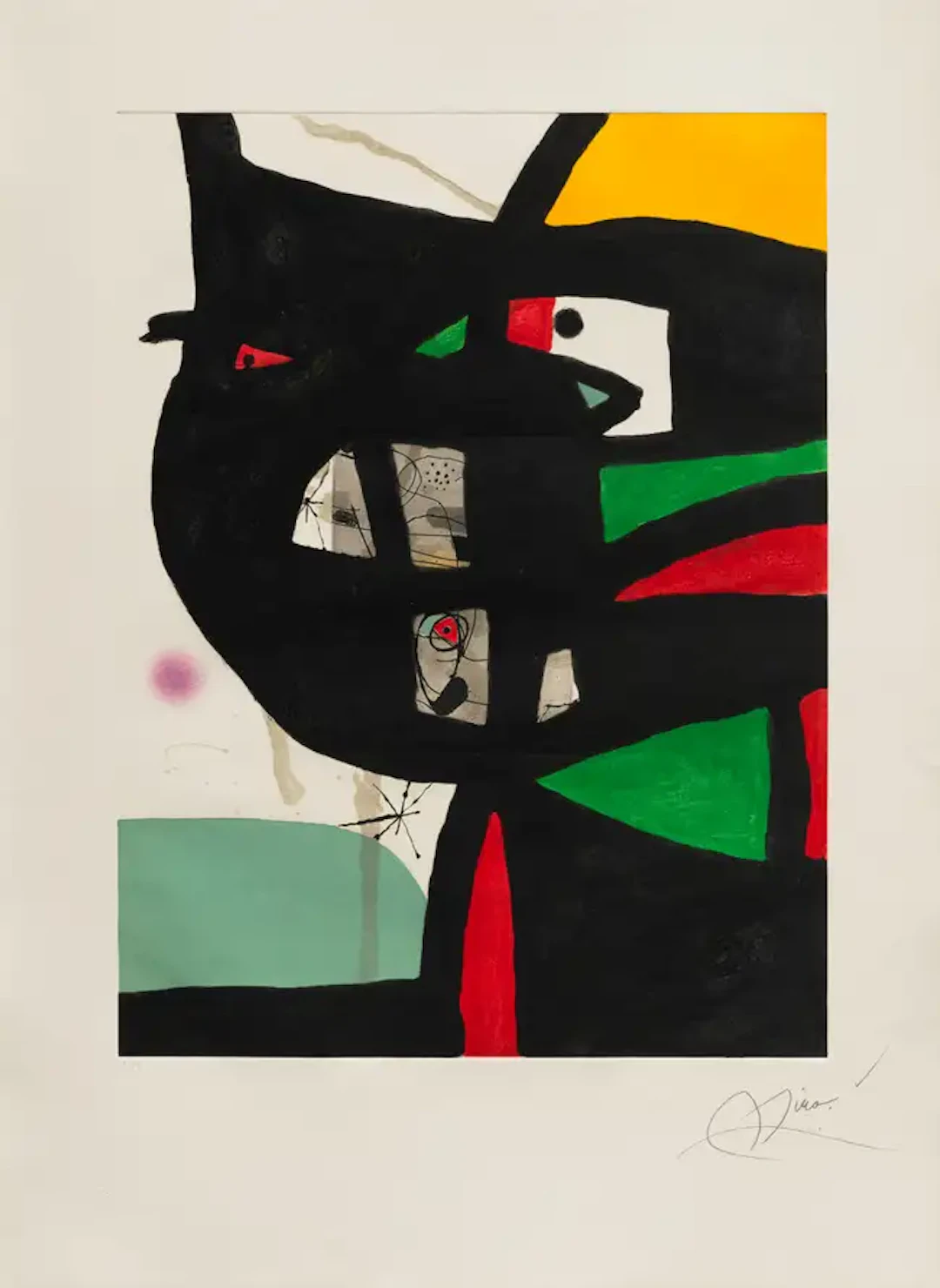 Joan Miró (1893-1983) Fundació Palma I (Dupin 1305)