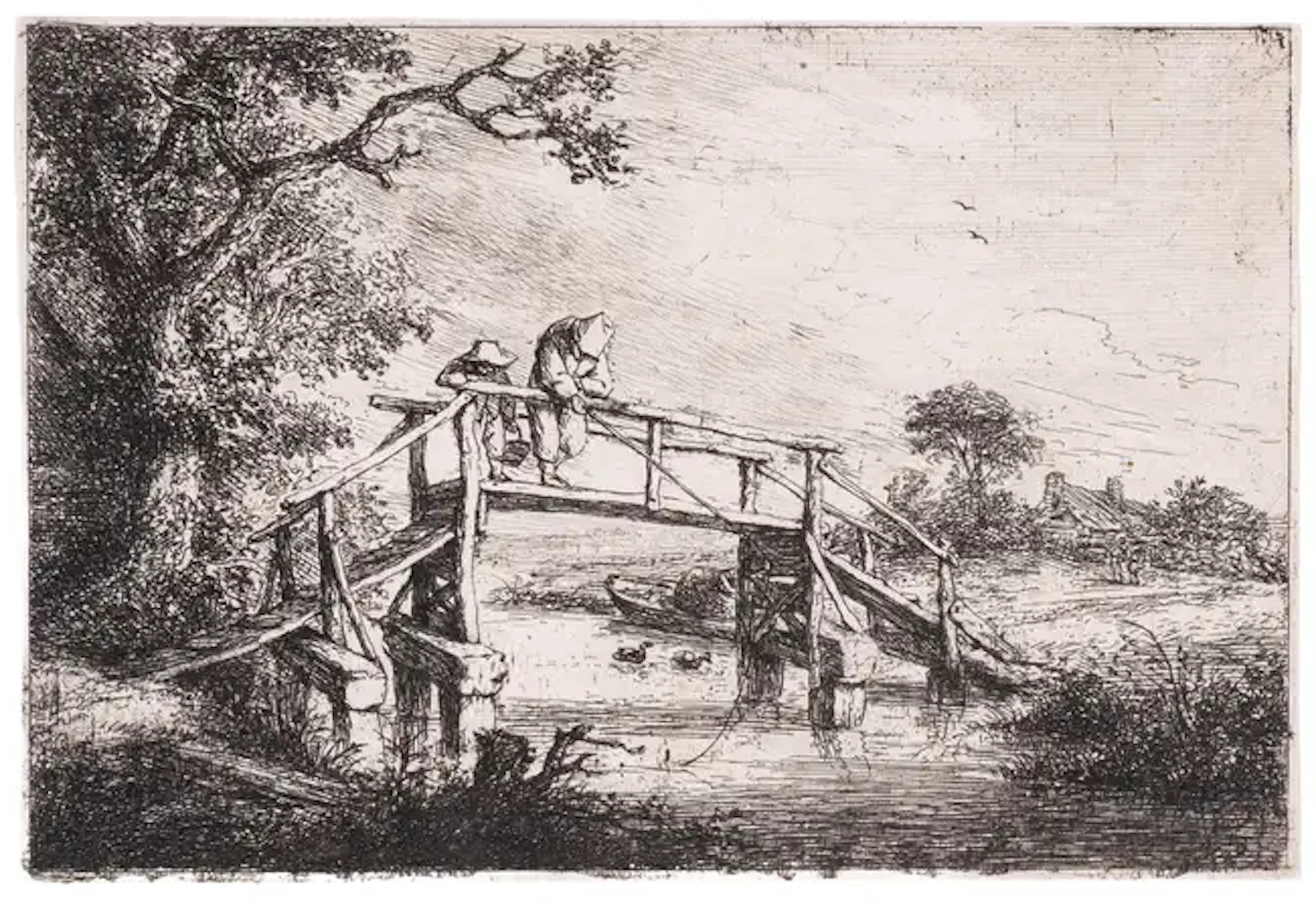 Adriaen Jansz van Ostade (1610-1685) The Anglers