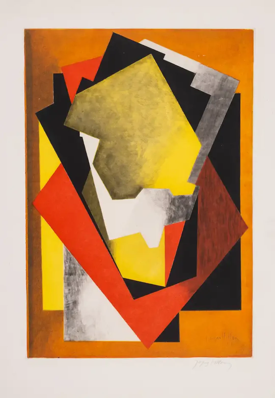 Jacques Villon (1875-1963) Composition (Ginestet & Pouillon E660)
