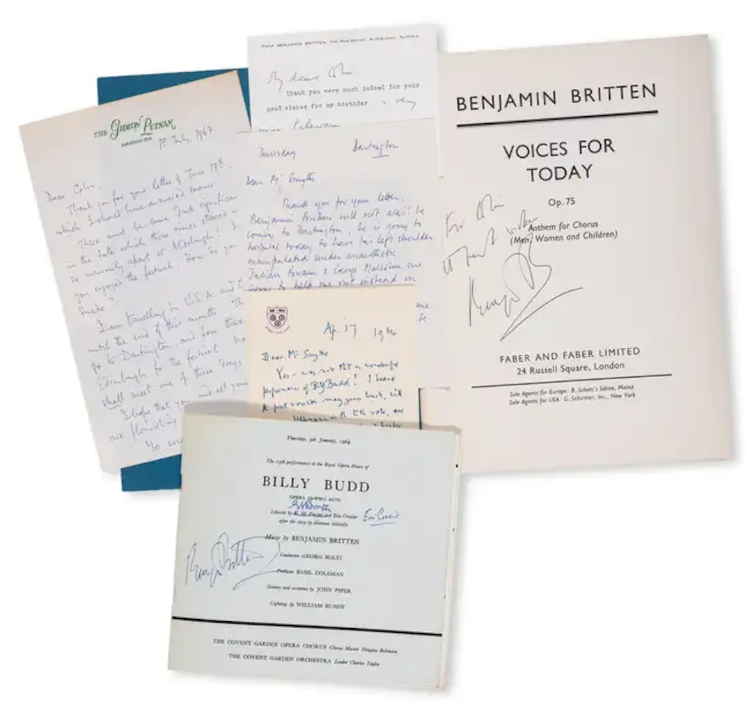 Aldeburgh Festival.- Archive of correspondence mostly related to the