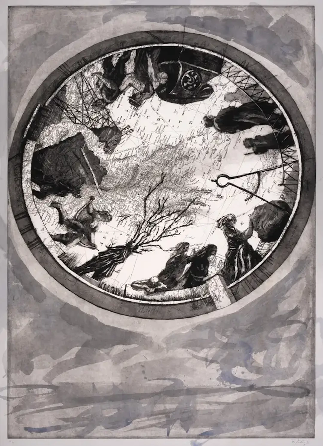 William Kentridge (b.1955) Atlas Procession I