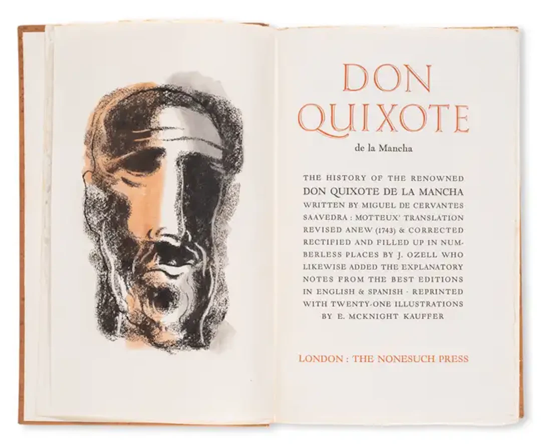 Nonesuch Press.- Cervantès Saavedra (Miguel de) Don Quixote de La