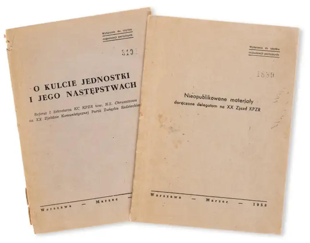 Secret speech denouncing Stalin.- Khrushchev (Nikita Sergeyevich)