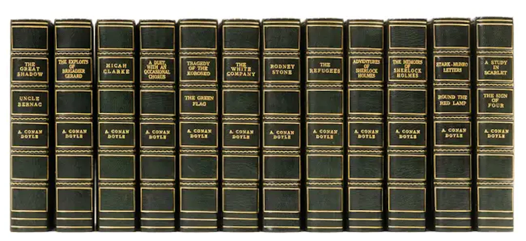 Doyle (Sir Arthur Conan) [The Works], 12 vol., one of 1,000 sets signed
