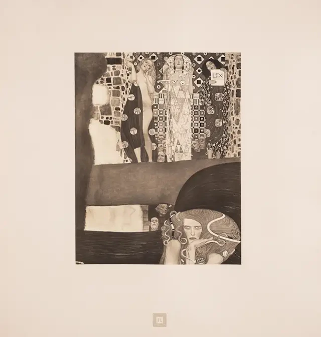 Gustav Klimt (1862-1918) Jurisprudenz, from Eine Nachlese