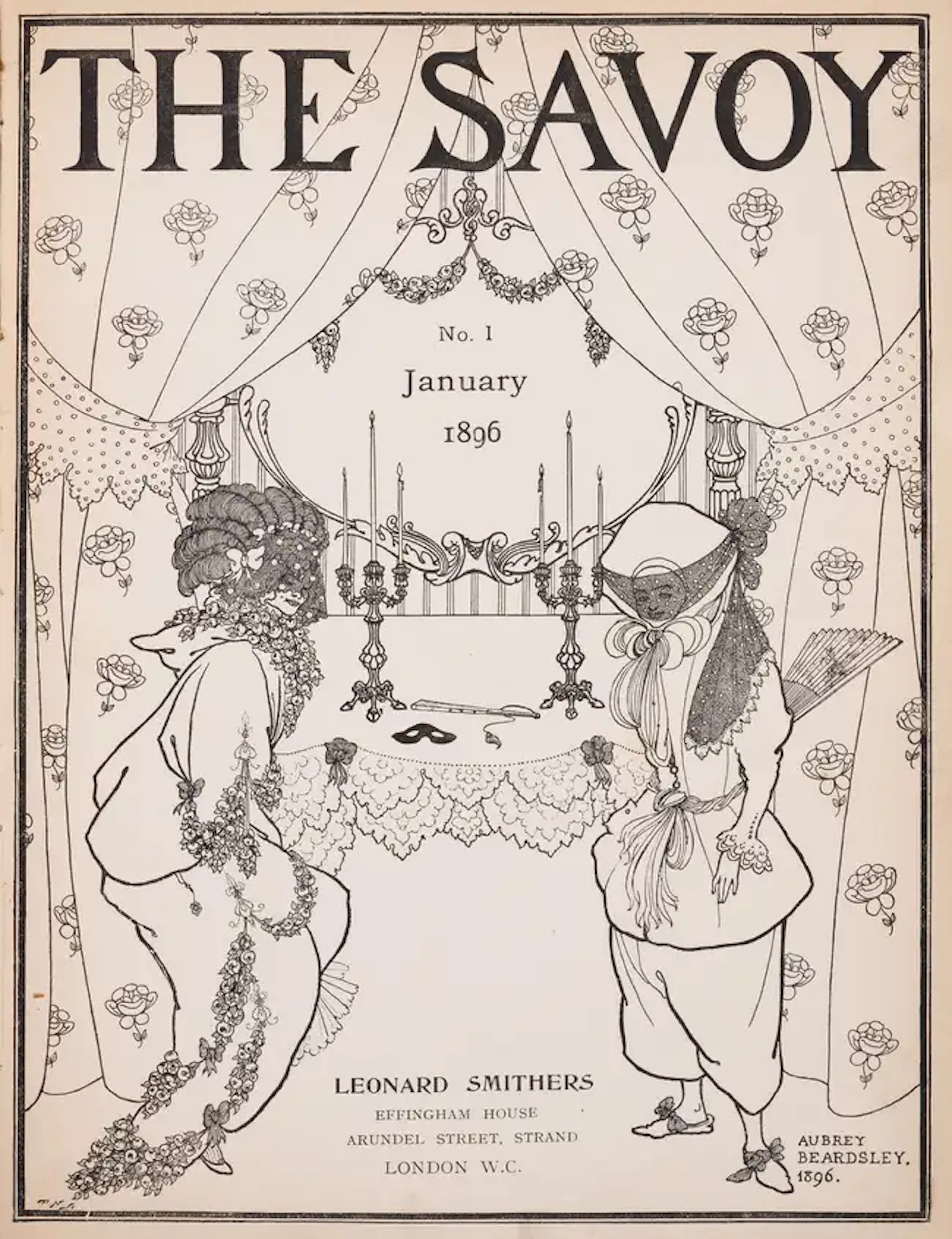 Symons (Arthur) The Savoy: An Illustrated Quarterly, vol. 1,2,4 &