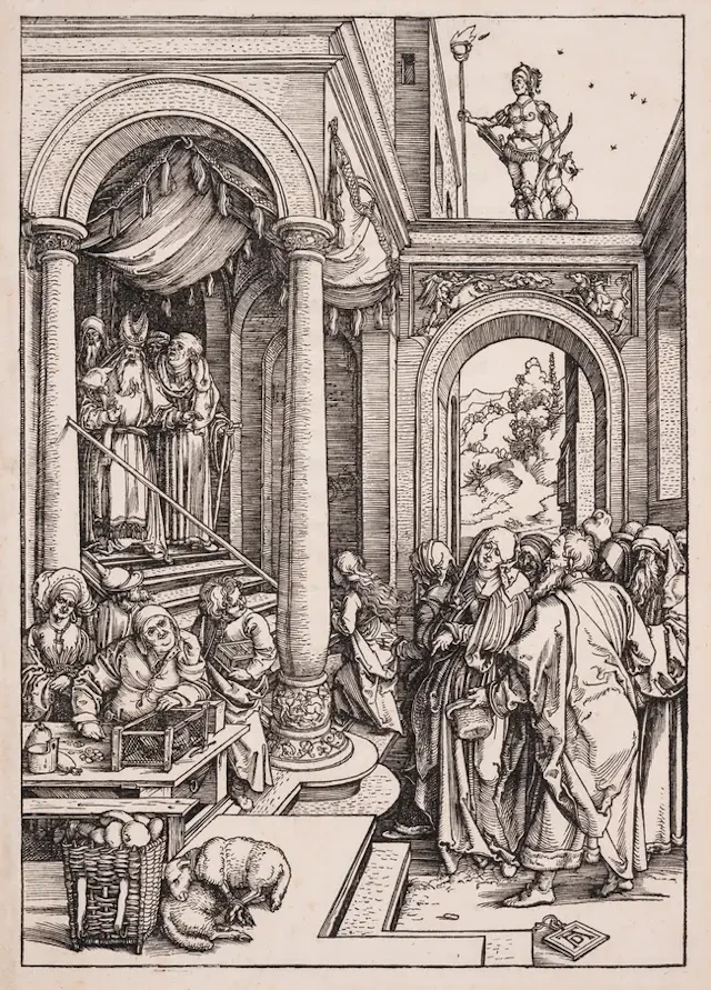 Albrecht Dürer (1471-1528) The Presentation of the Virgin at the Temple