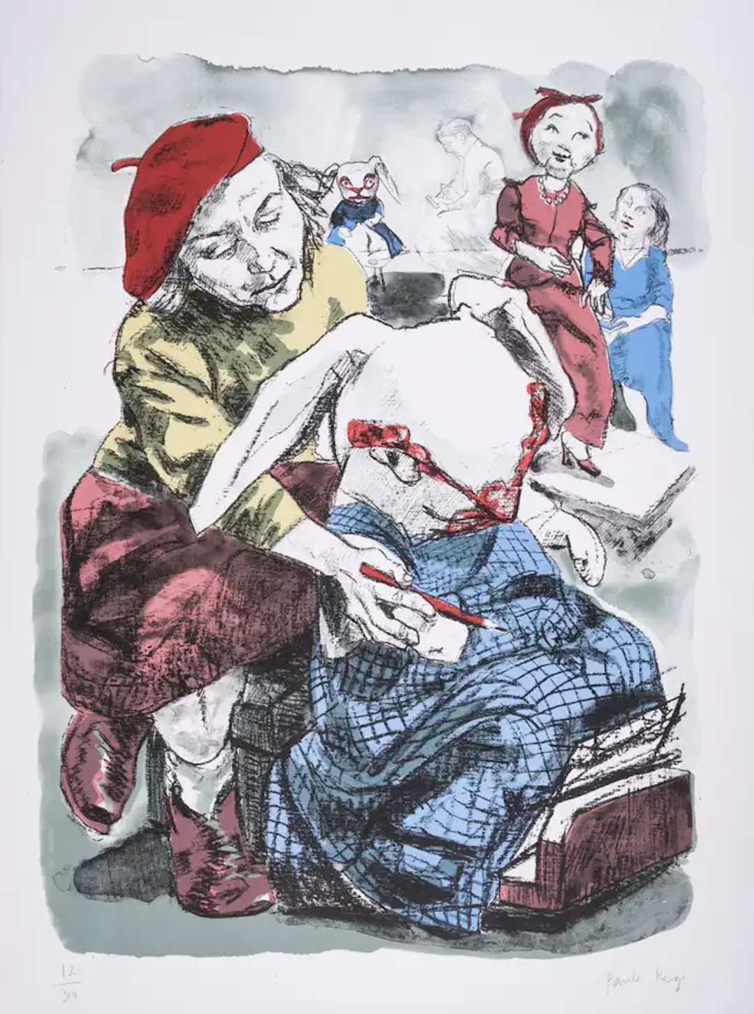 Paula Rego (1935-2002) Life Room I (Rosenthal 228)