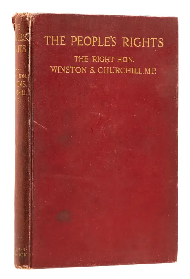 Churchill (Sir Winston Spencer) The People's Rights, first edition
