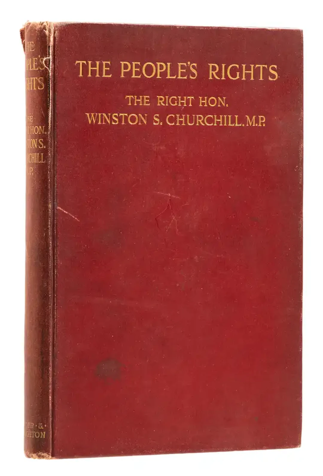 Churchill (Sir Winston Spencer) The People's Rights, first edition