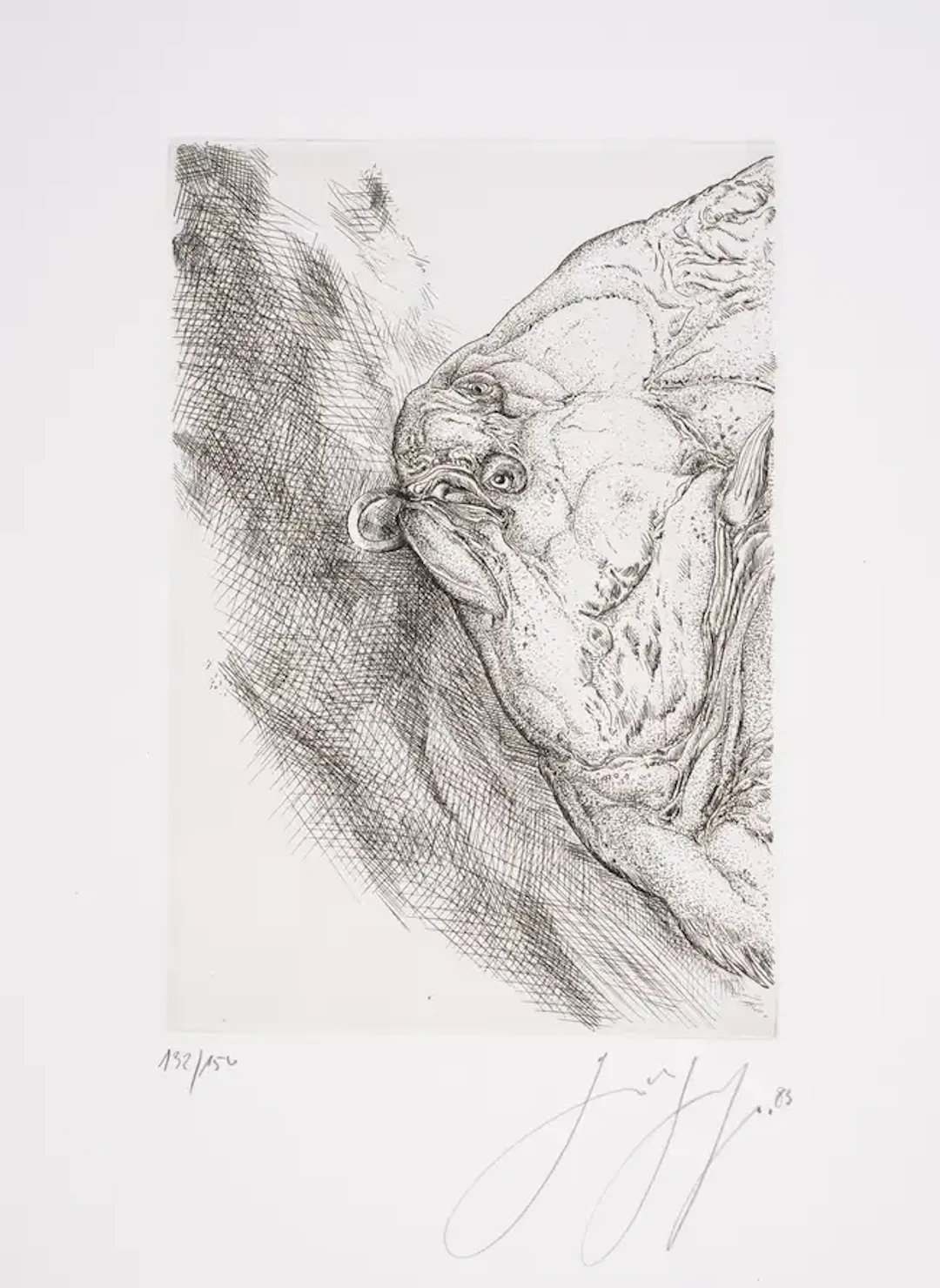 Grass (Günter) Drawings and Words 1954-1977, number C.85 of 100 from