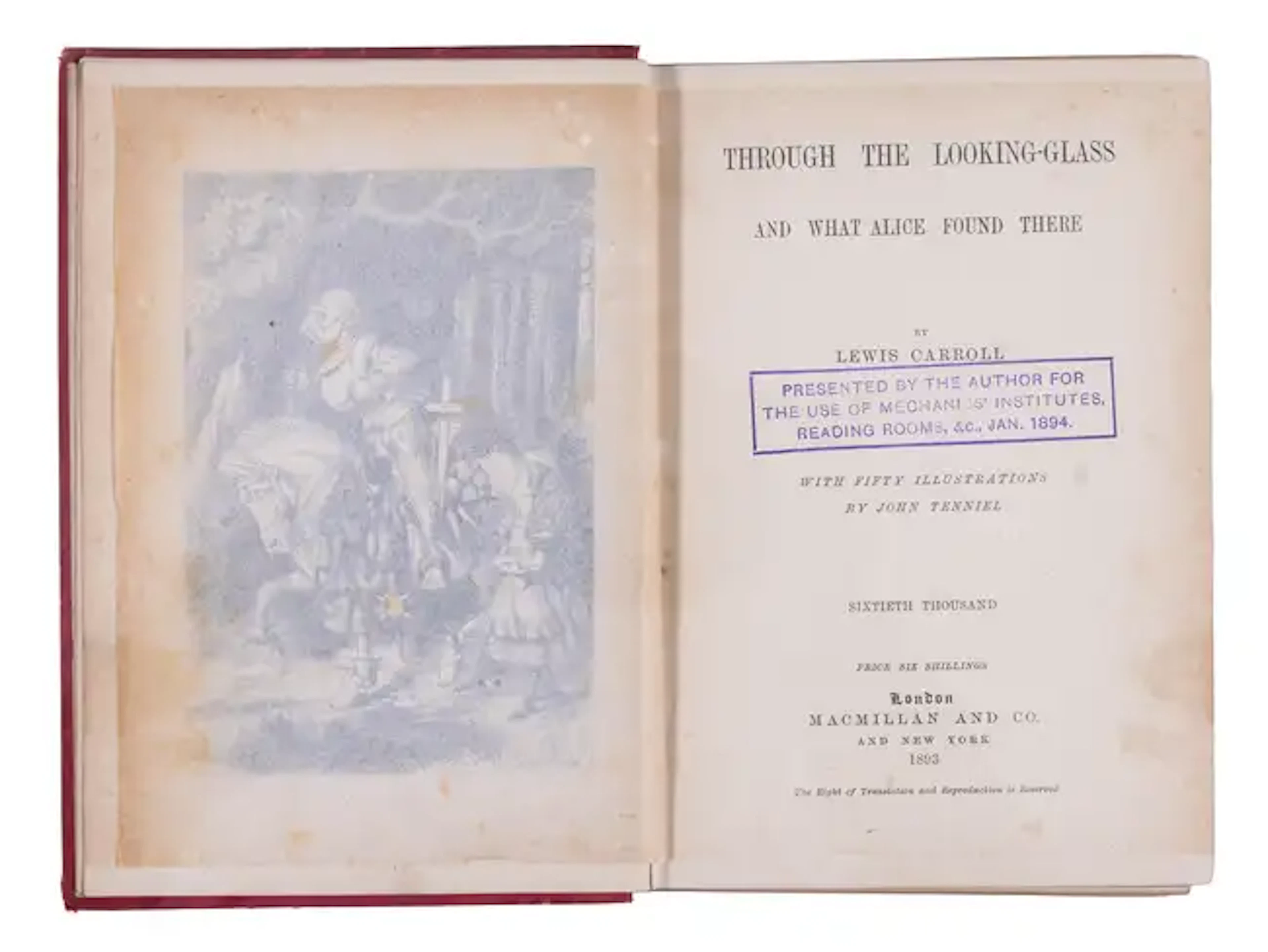 Dodgson (Charles Lutwidge) "Lewis Carroll". Through the Looking Glass
