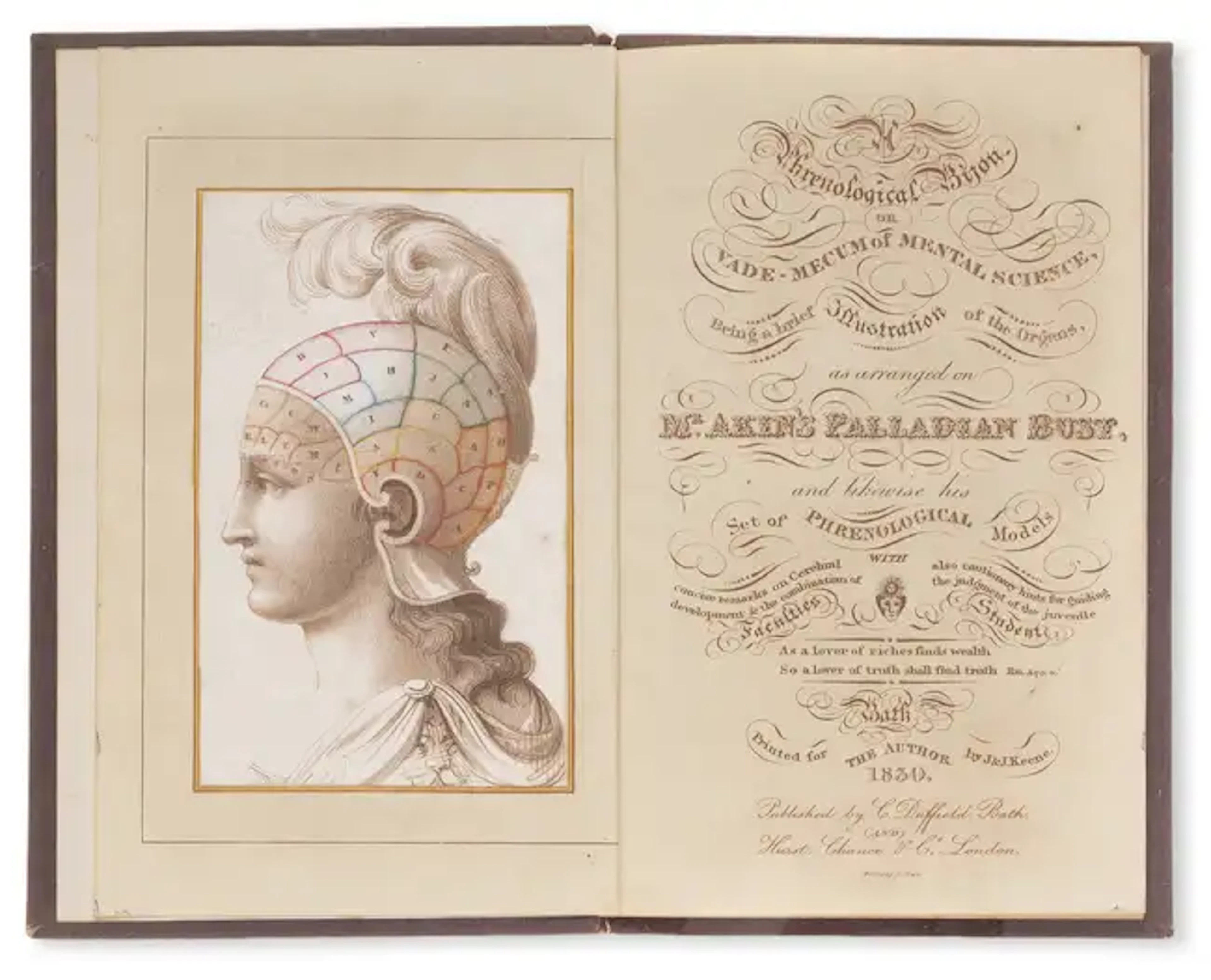 Phrenology.- Akin (Mr.) A Phrenological Bijou, or Vade-Mecum of Mental