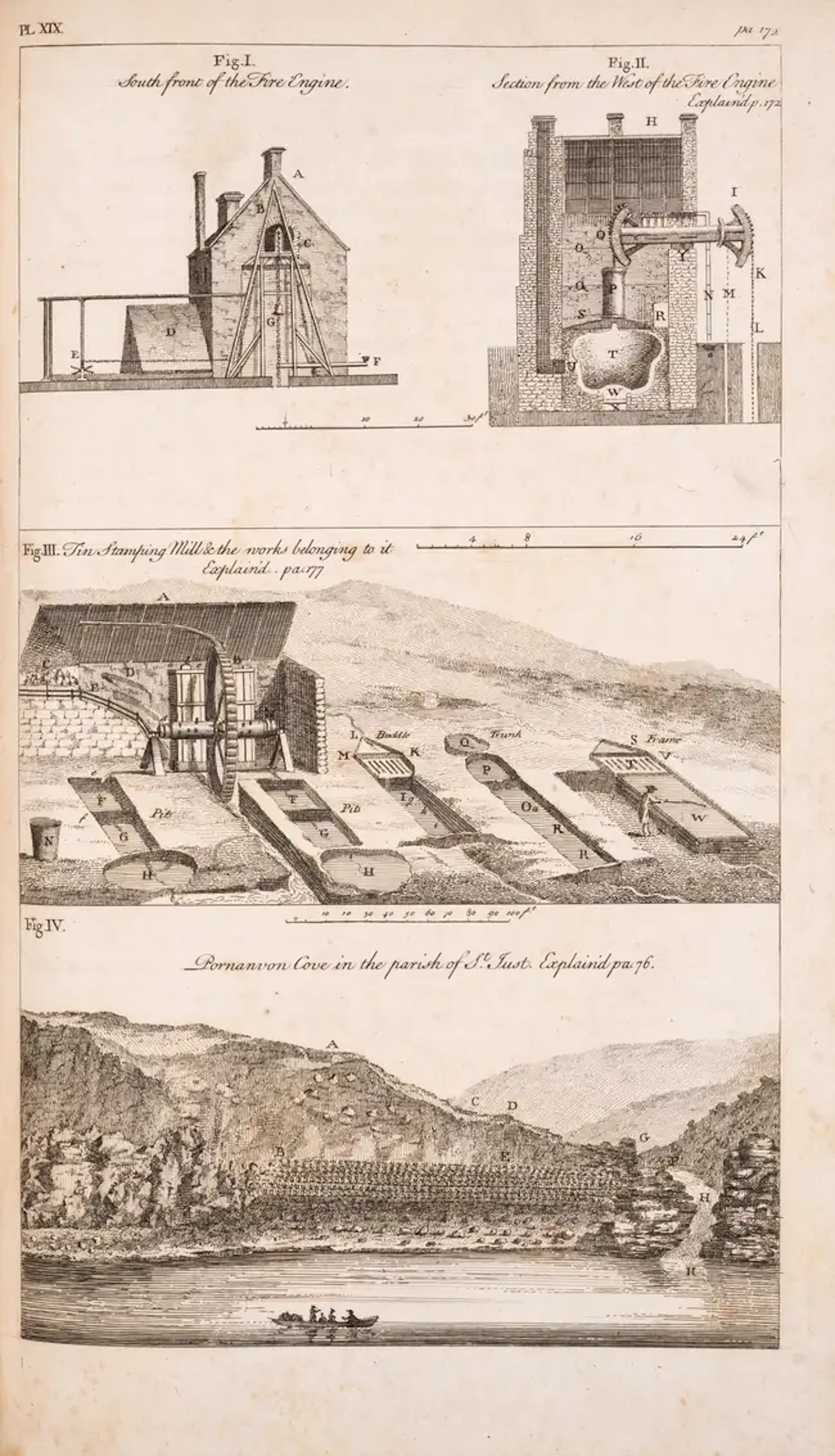 Cornwall.- Borlase (William) The Natural History of Cornwall, first