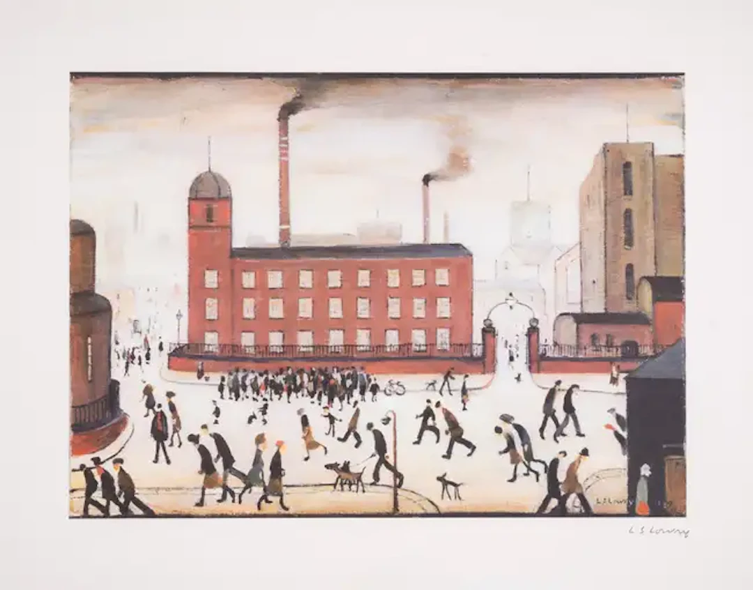 Laurence Stephen Lowry (1887-1976) Mill Scene