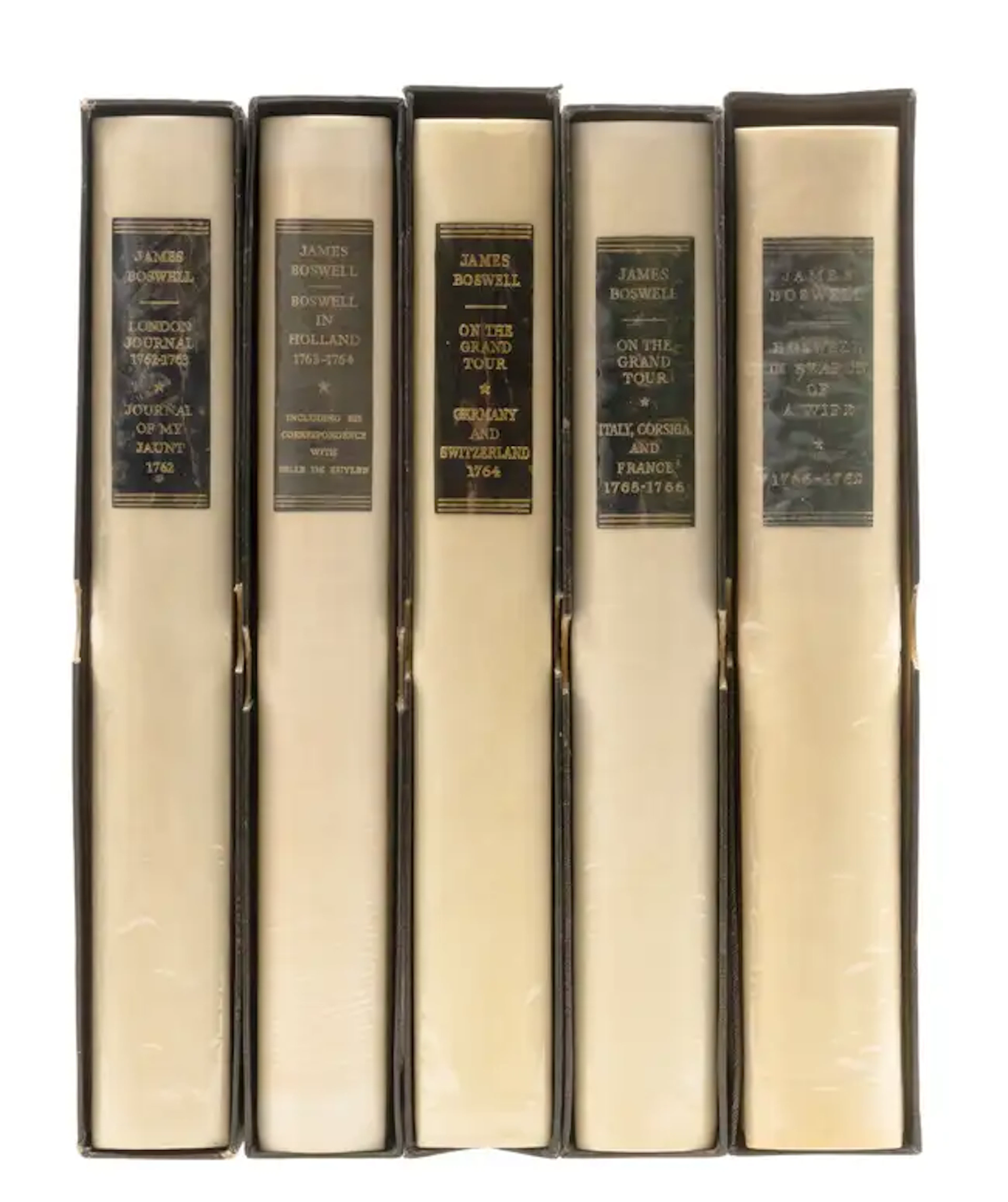 Boswell (James) [The Yale Editions of the Private Papers], 5 vol.