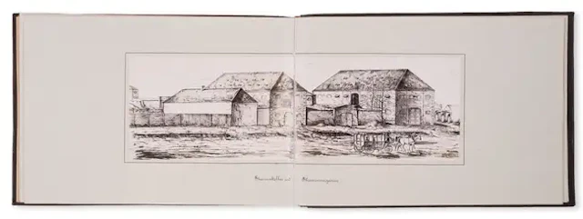 Schwechat Brewery.- [Photograph Album] Brauerei in Klein-Schechat