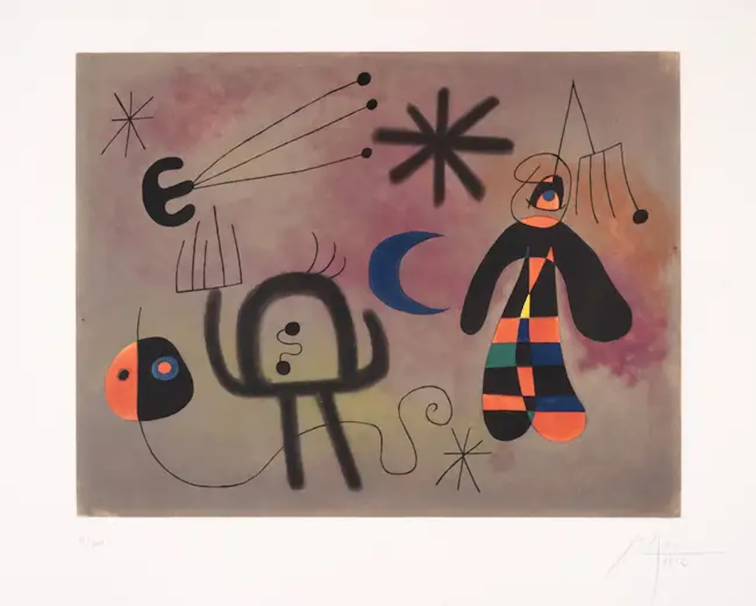 Joan Miró (1893-1983) after. L'Oiseau Fusée (Maeght 1702)