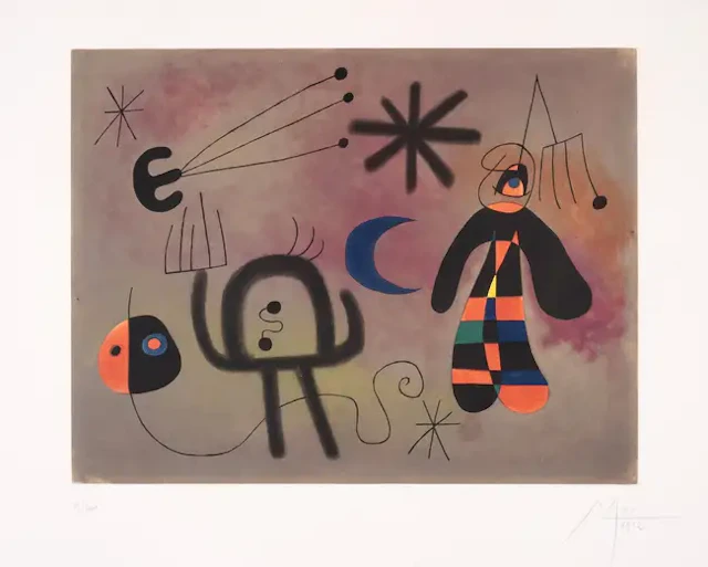 Joan Miró (1893-1983) after. L'Oiseau Fusée (Maeght 1702)