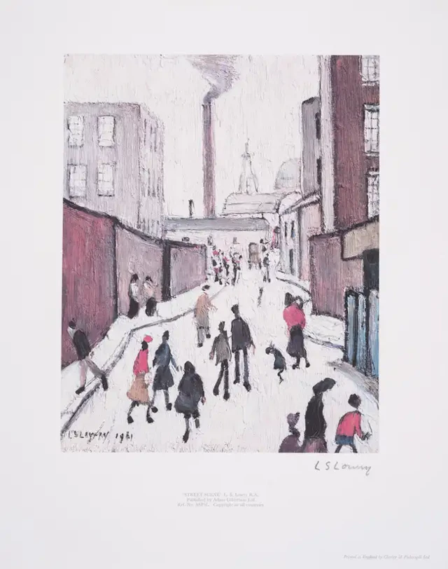 Laurence Stephen Lowry (1887-1976) Street Scene